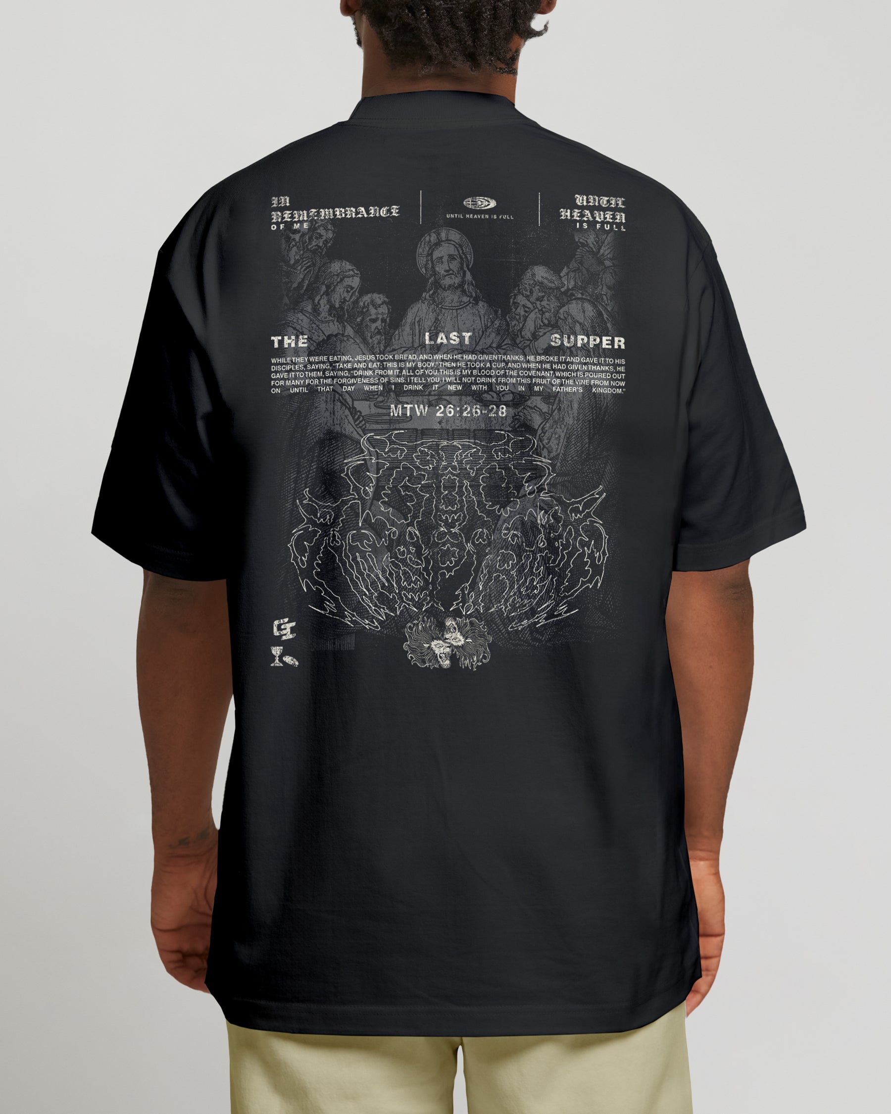 'In Remembrance of You' Oversized Faded T-Shirt
