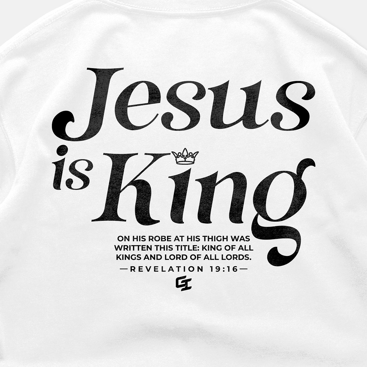 Epiphany 'Jesus Is King' Premium Heavyweight T-Shirt