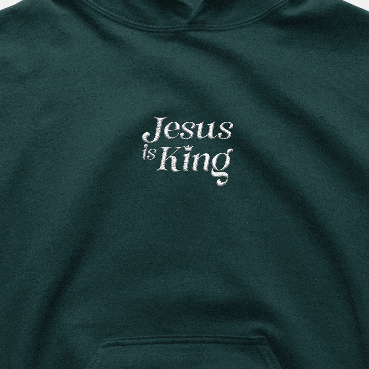 [Limited Edition] 'Jesus Is King' Relax Hoodie (Embroidered)