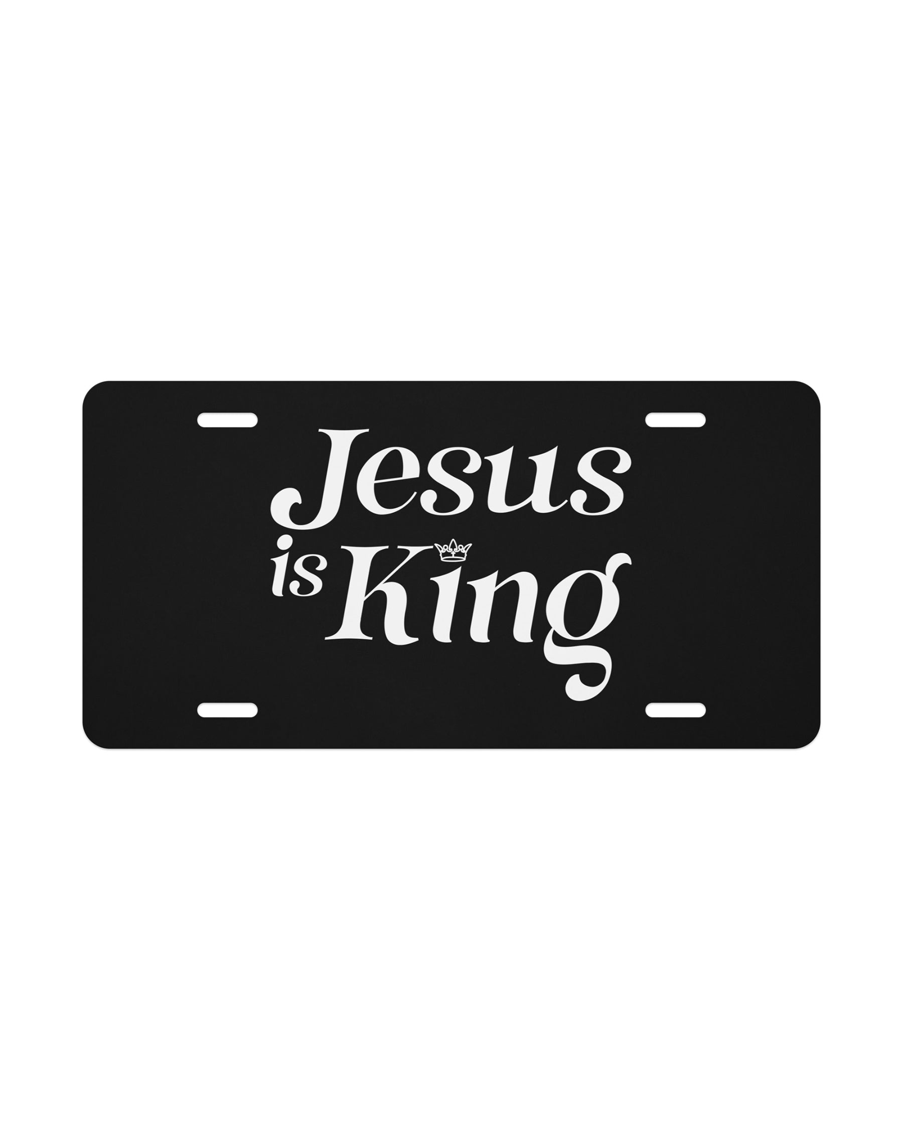 'Jesus Is King' License Plate