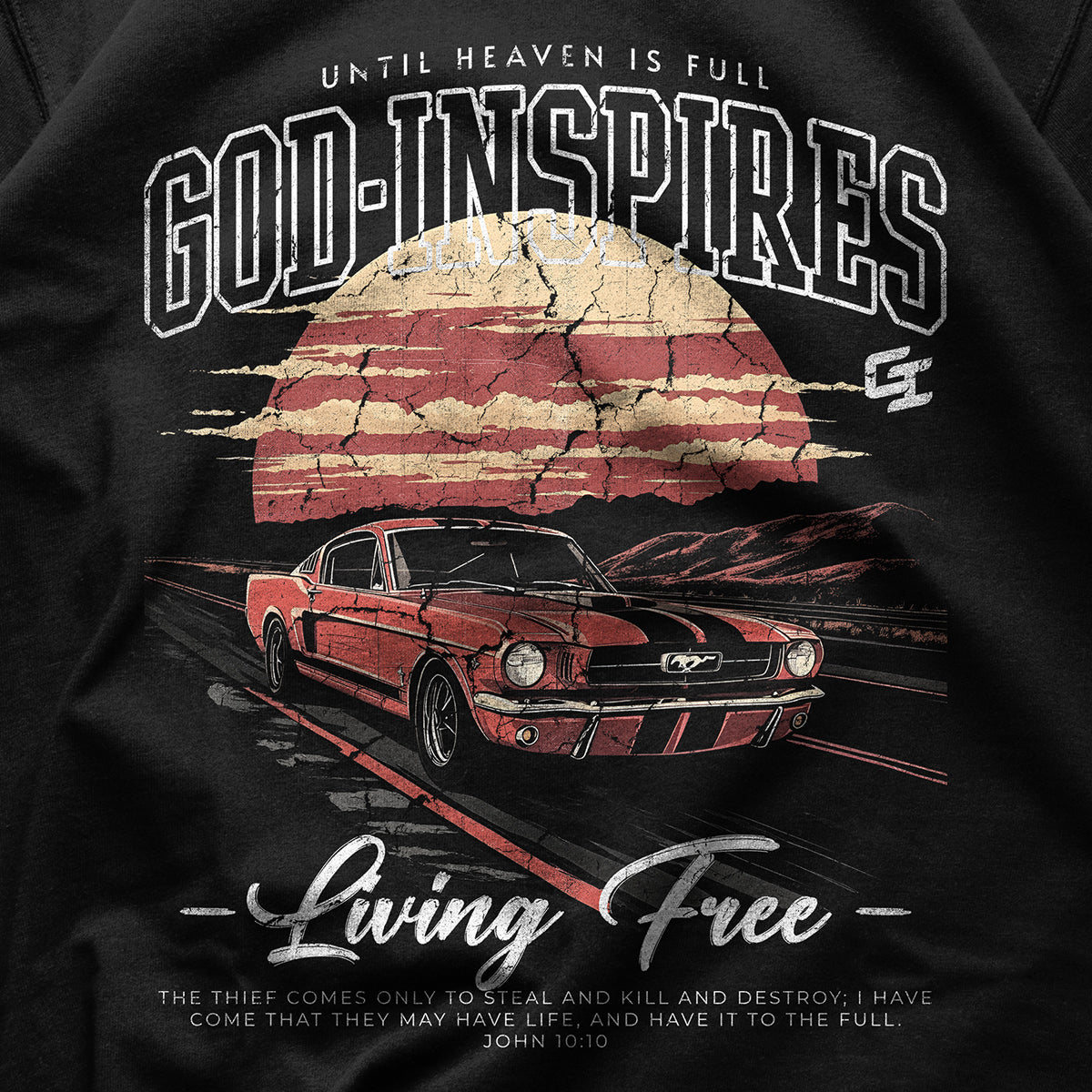 Racing Ford Mustang 65 Staple T Shirt