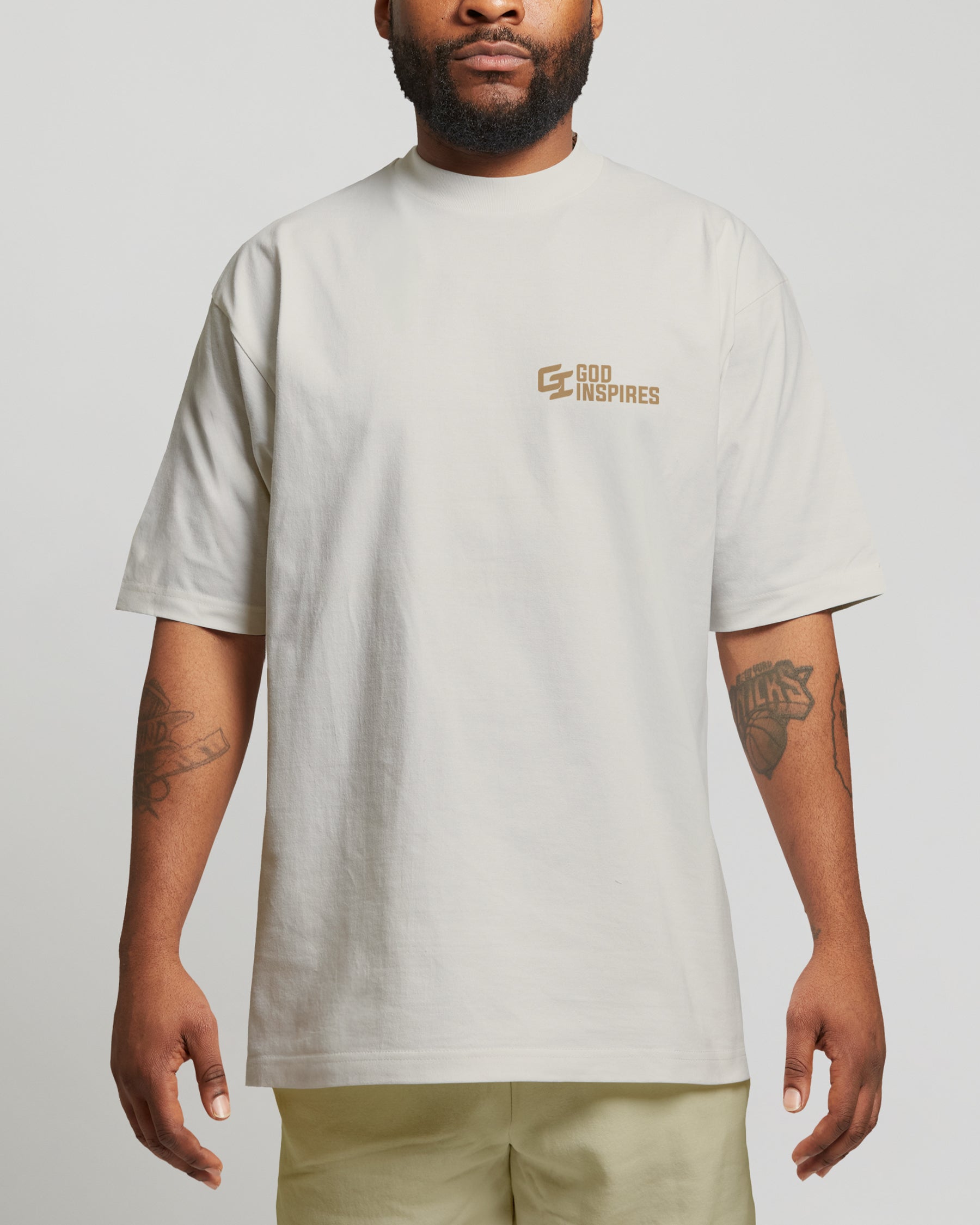 'Overcome' Oversized Faded T-Shirt