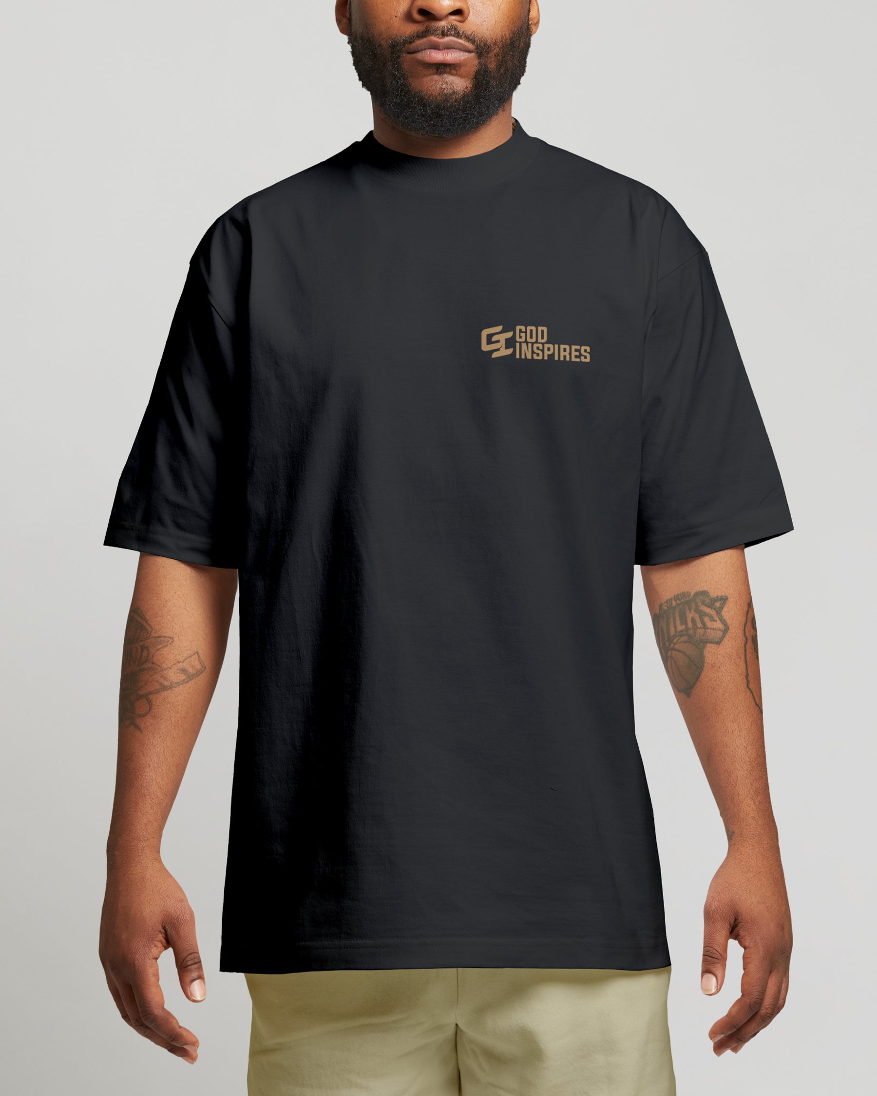 'Overcome' Oversized Faded T-Shirt