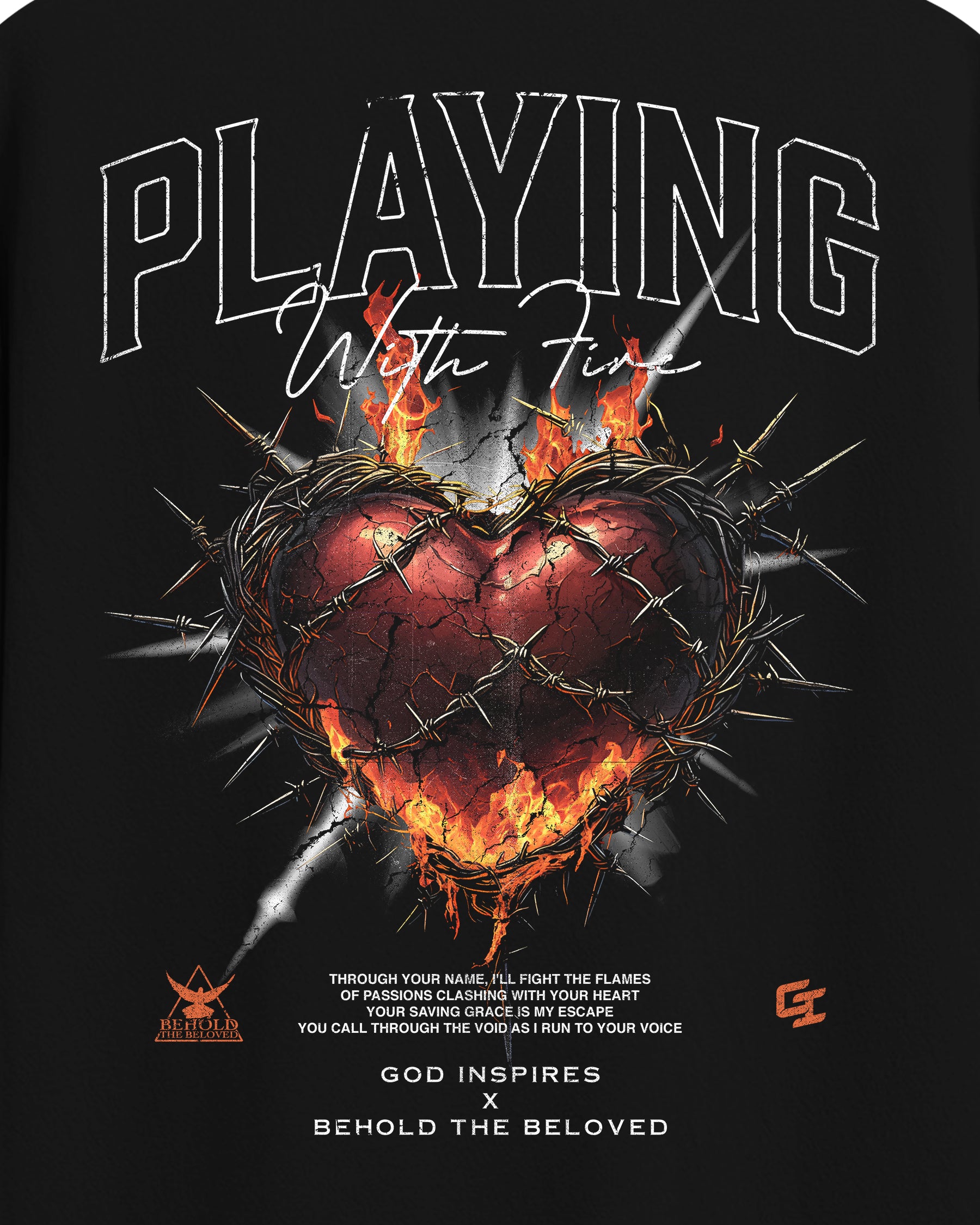 [BTB Collab] 'Playing With Fire' T-Shirt
