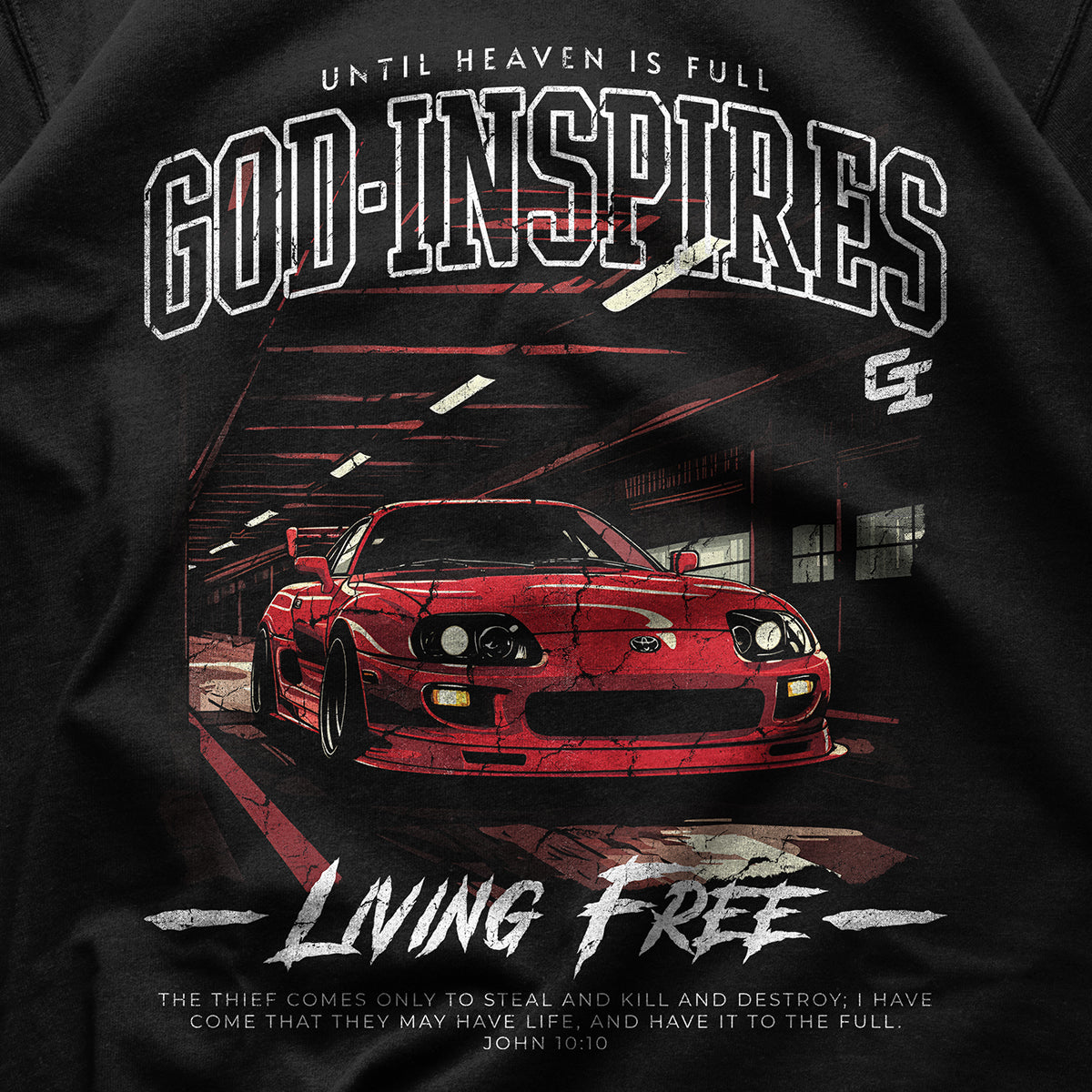 Racing 'Toyota Supra MK4 '94' Staple T-Shirt