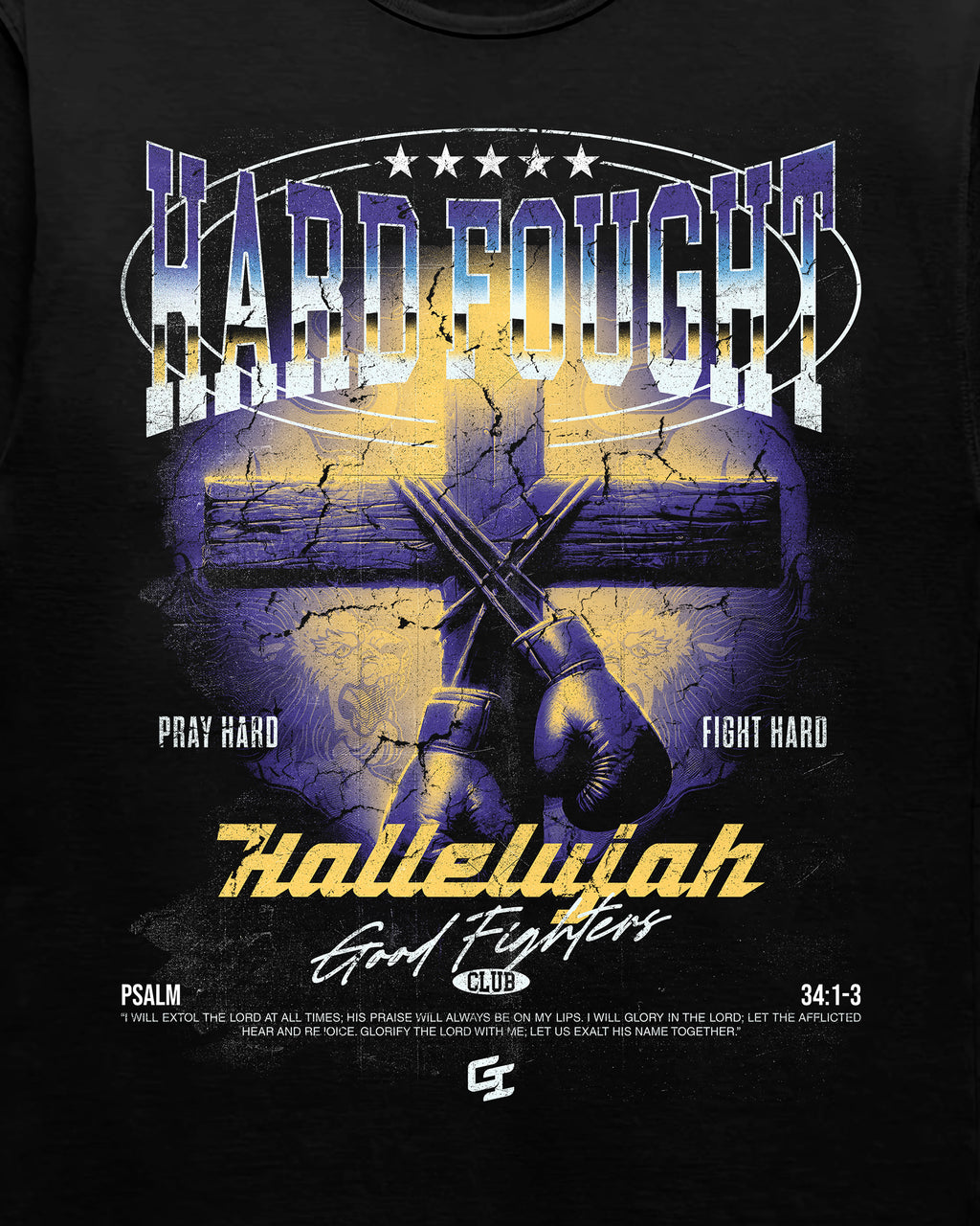 'The Fighter’s Cross' Staple T-Shirt