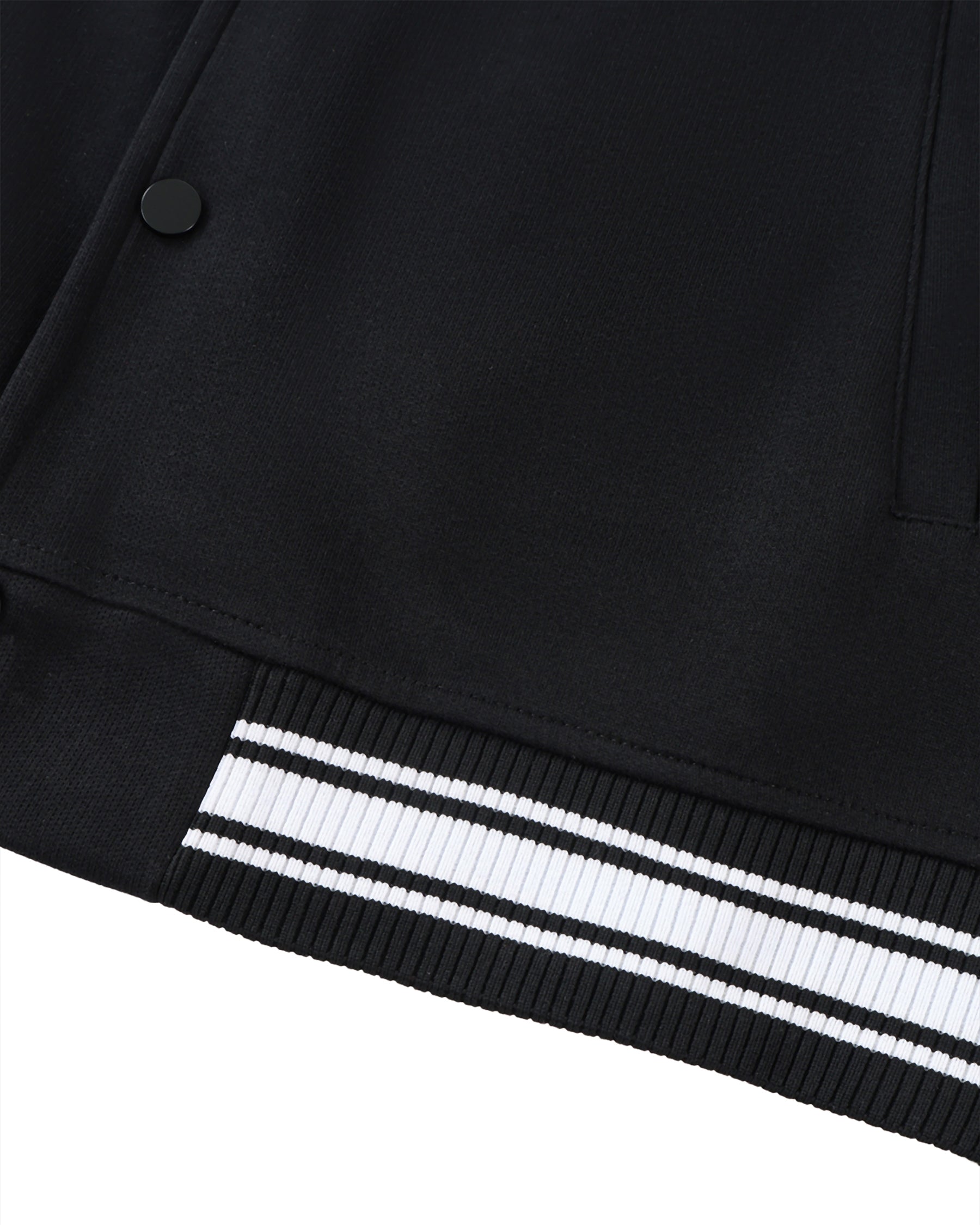 'Glory 2 The King' Contrast Trim Raglan Varsity Jacket