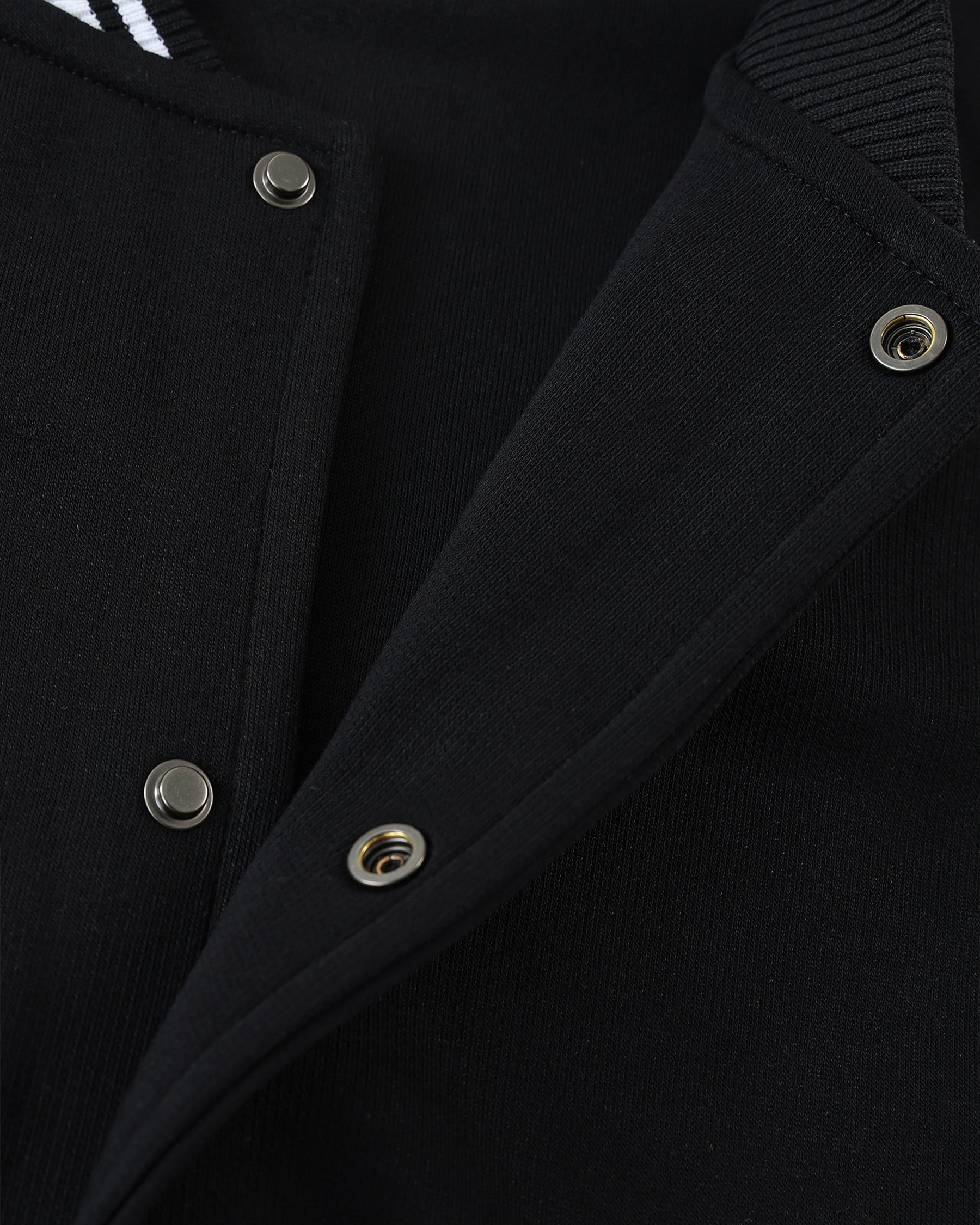 'Glory 2 The King' Contrast Trim Raglan Varsity Jacket