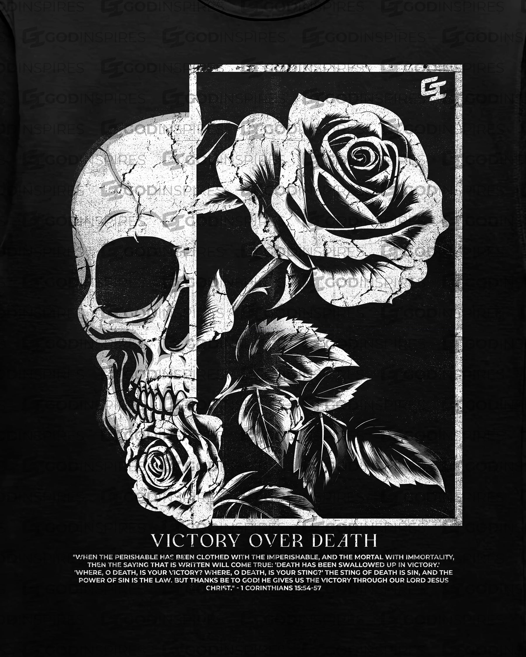 'Victory Over Death' Heavyweight T-Shirt