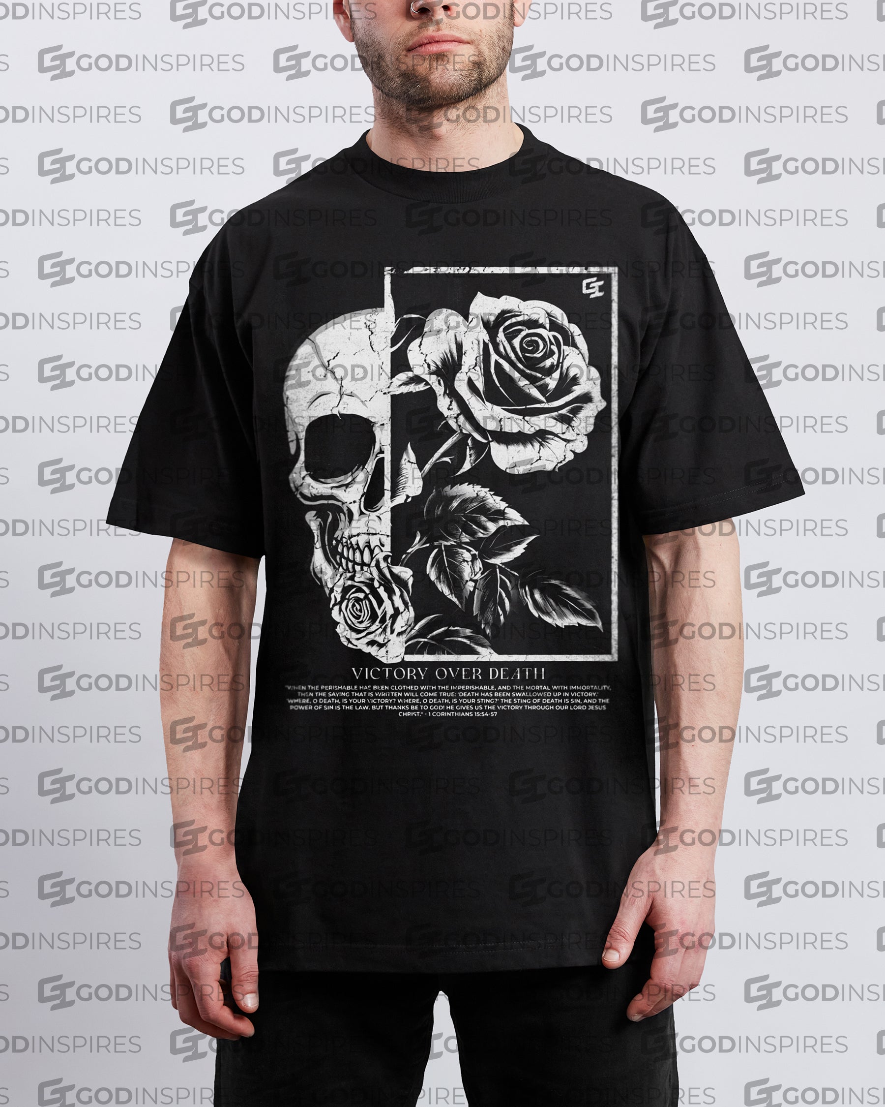'Victory Over Death' Heavyweight T-Shirt