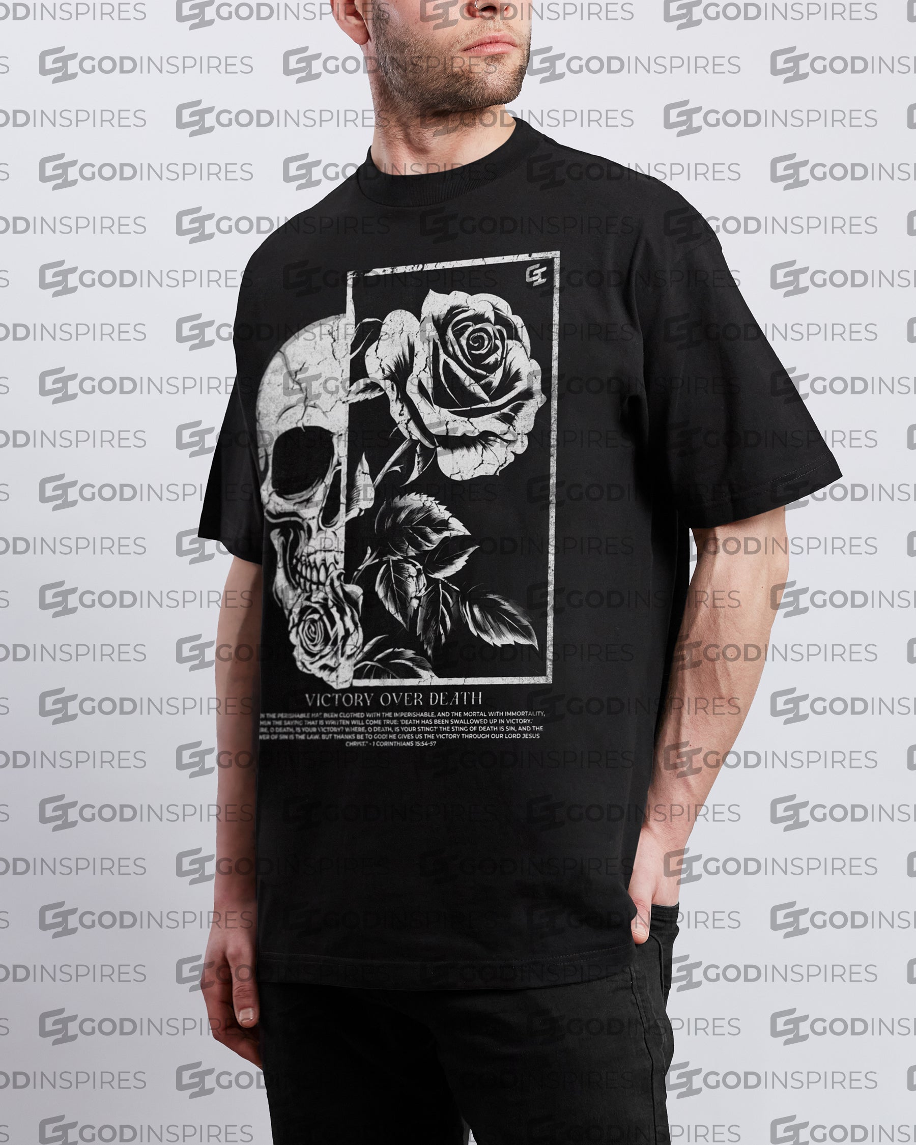 'Victory Over Death' Heavyweight T-Shirt