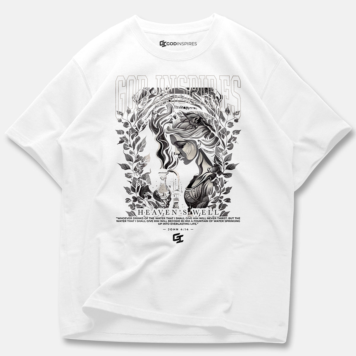 Theophany 'Woman At The Well' Premium Heavyweight T-Shirt