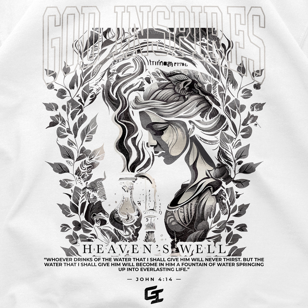 Theophany 'Woman At The Well' Premium Heavyweight T-Shirt