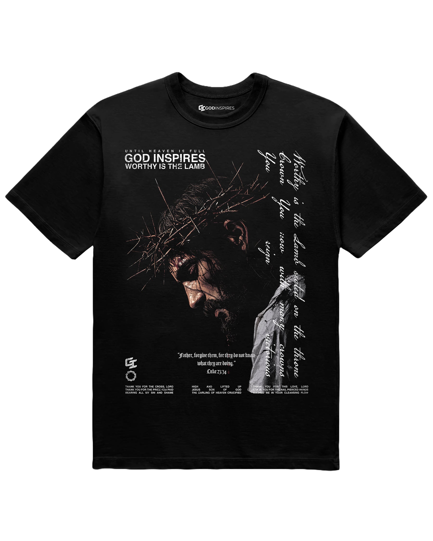 'Worthy Is The Lamb' Heavyweight T-Shirt