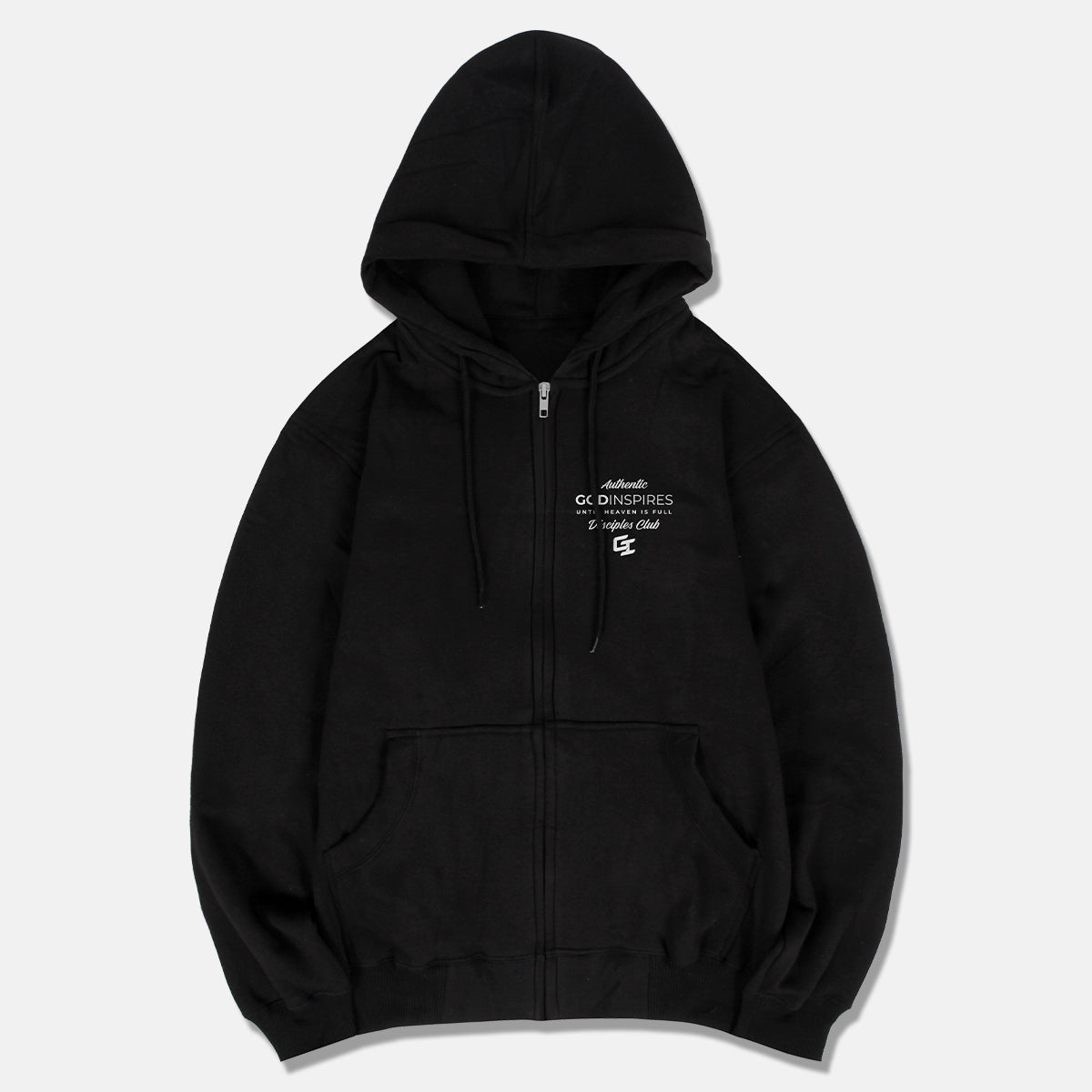 Theophany 'Knight' Heavy Blend Zip-Up Hoodie