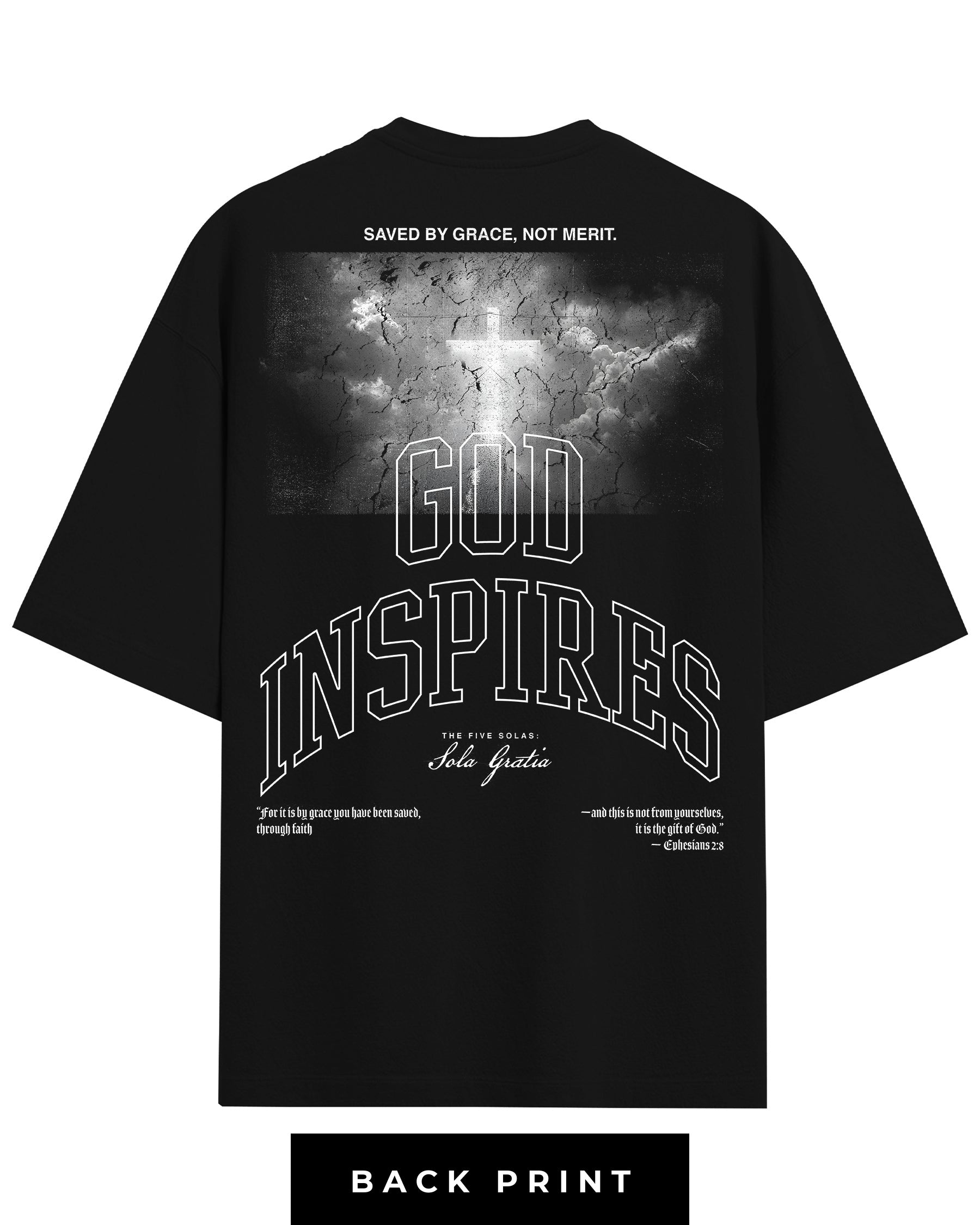 'The Five Solas: Sola Gratia' T-Shirt - God Inspires