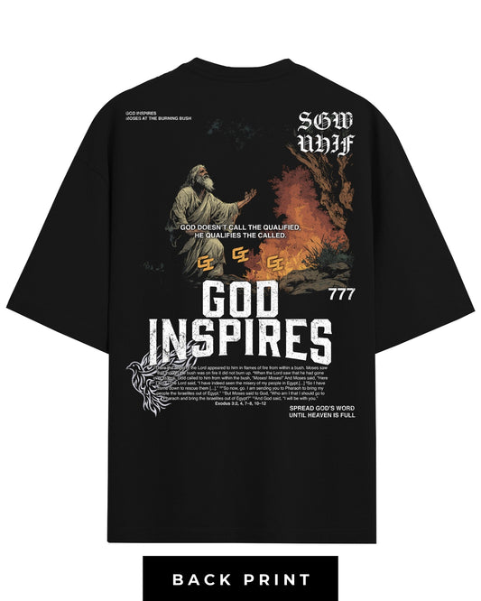 'Moses At The Burning Bush' T-Shirt - God Inspires