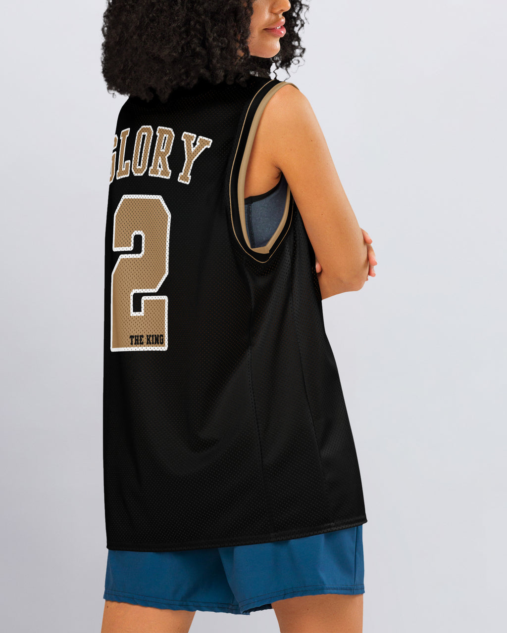 'Glory 2 The King' Basketball Jersey