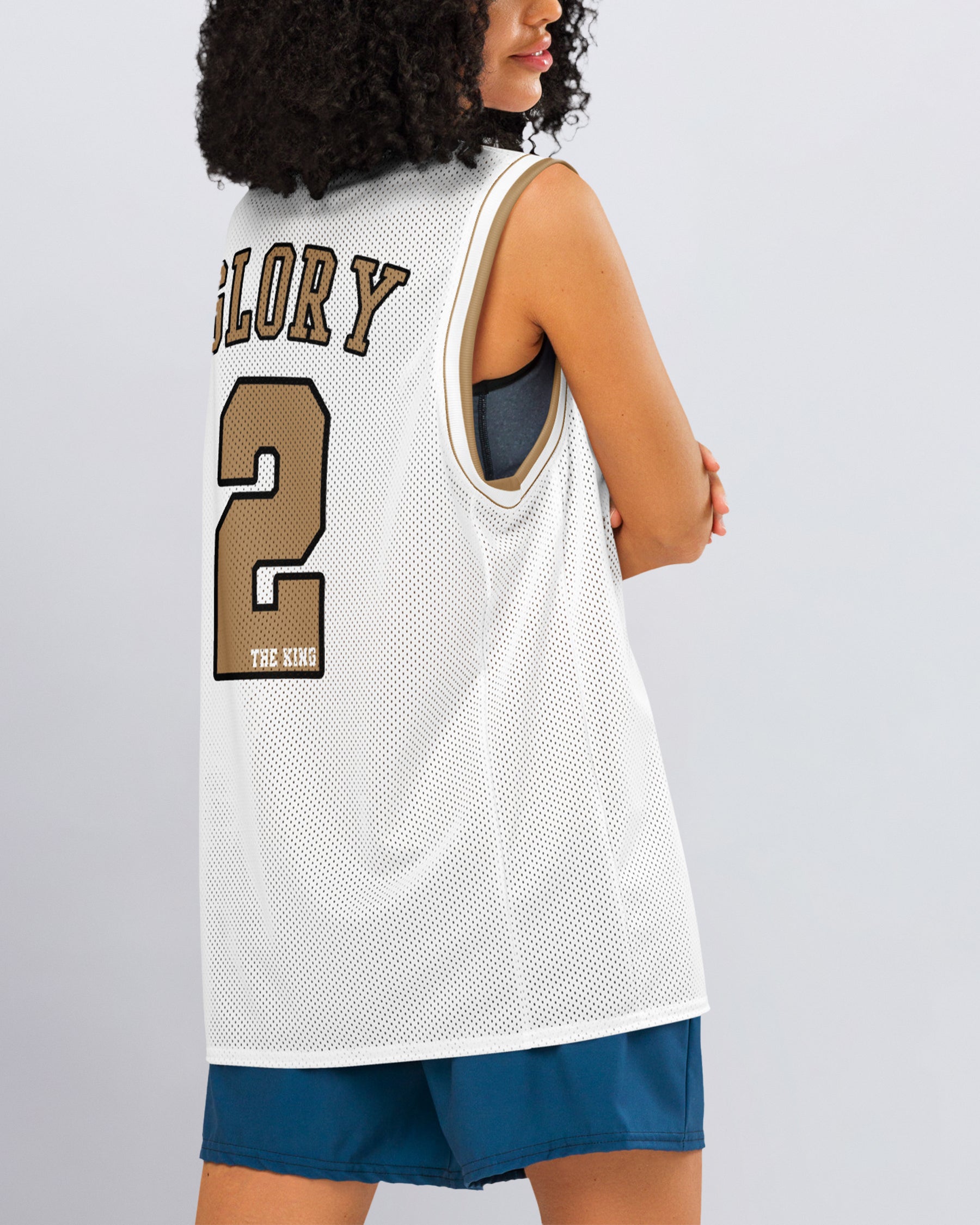'Glory 2 The King' W/G Basketball Jersey