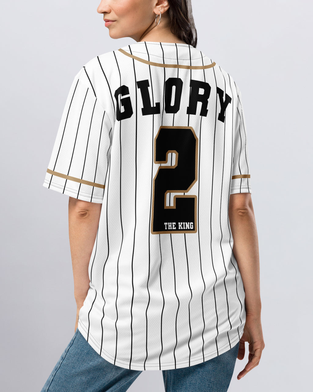 'Glory 2 The King' W/G Baseball Jersey