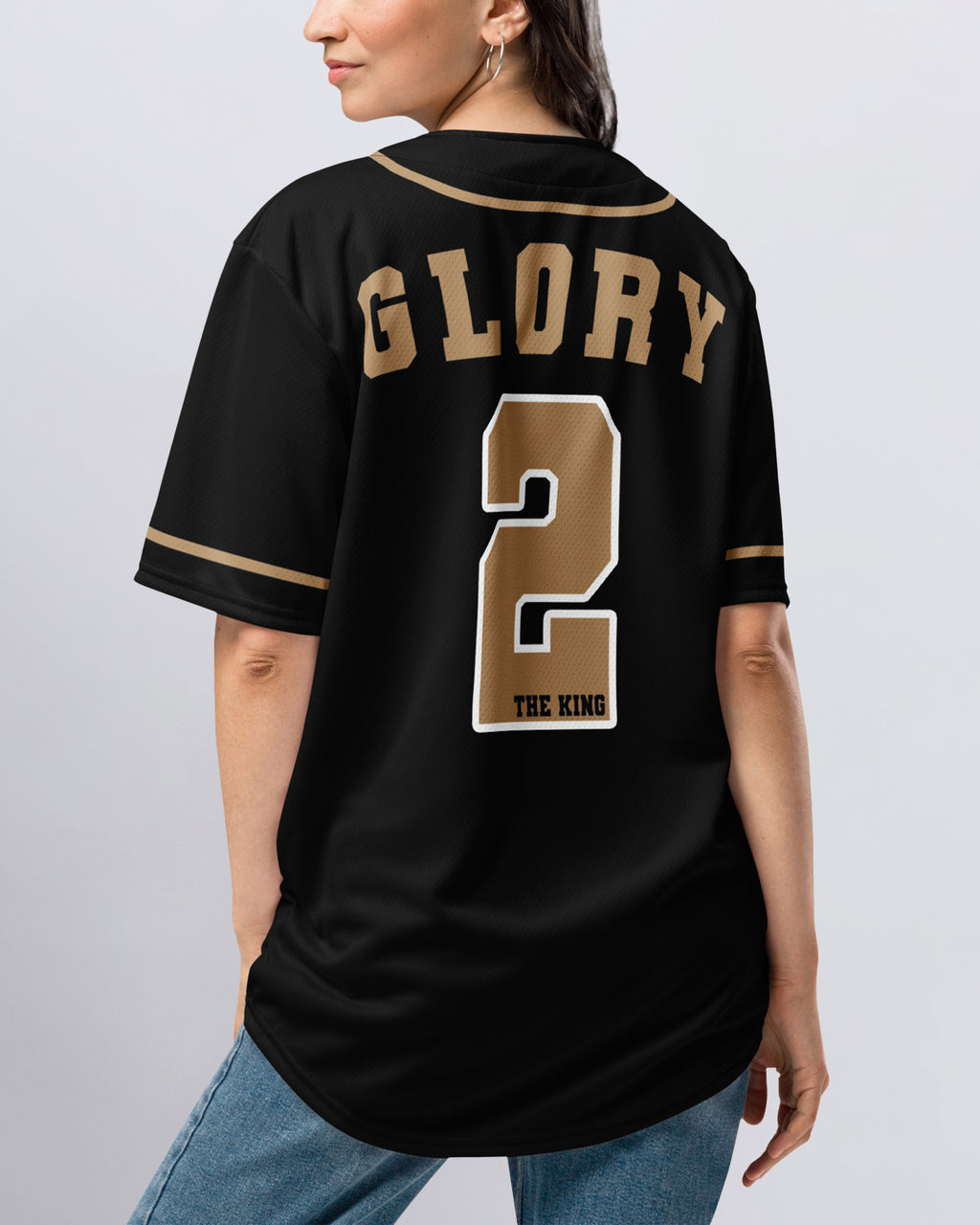 'Glory 2 The King' B/G Baseball Jersey