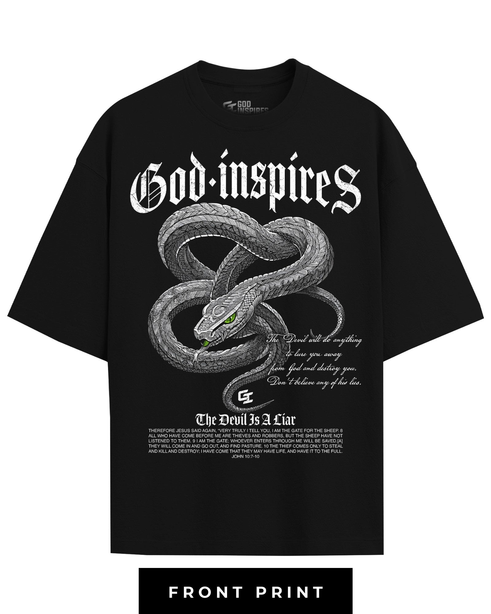 'Snake' T-Shirt - God Inspires