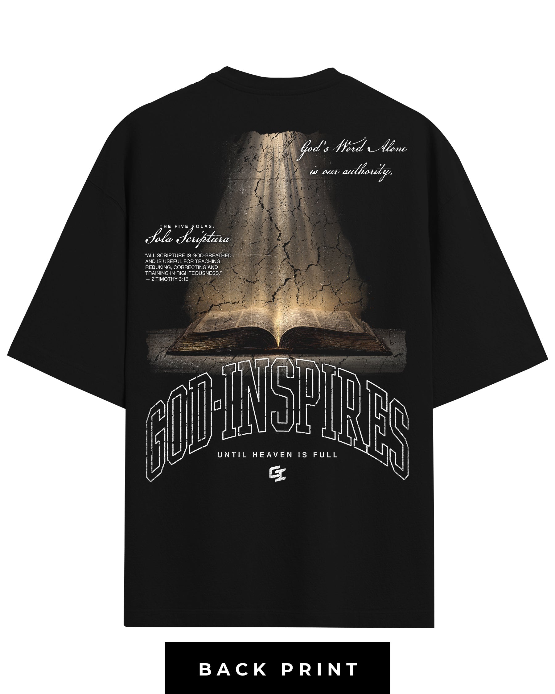'The Five Solas: Sola Scriptura' T-Shirt - God Inspires