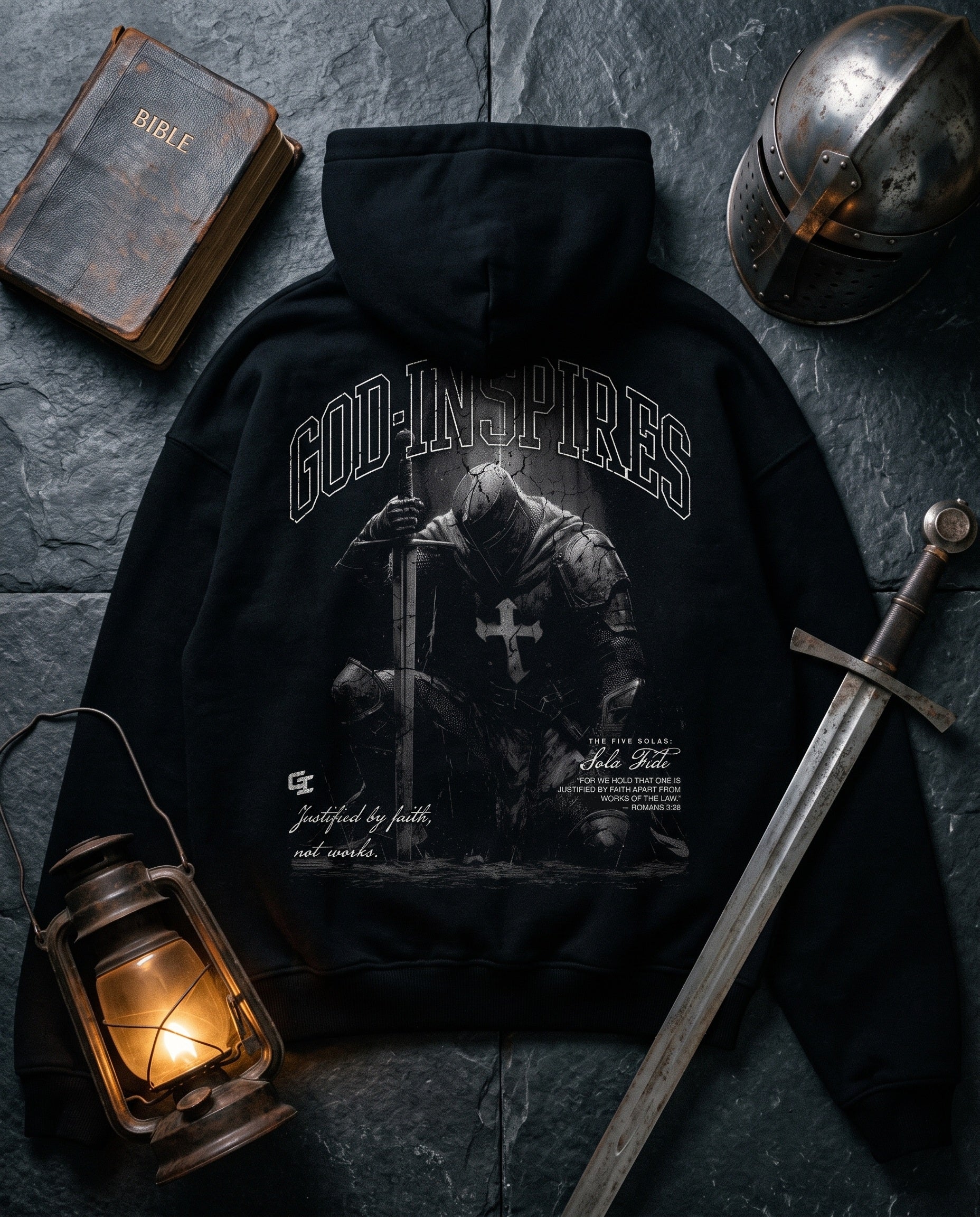 'The Five Solas: Sola Fide' Oversized Hoodie
