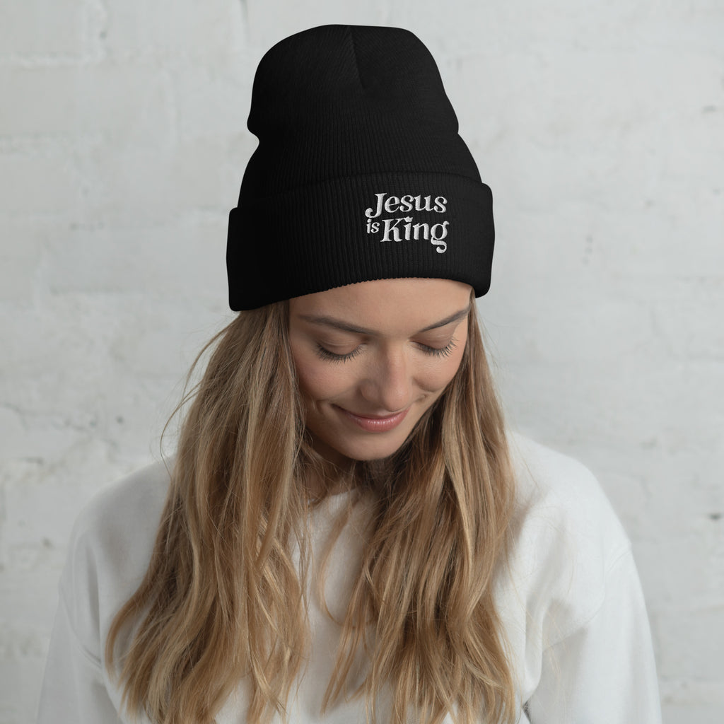 [Limited Edition] 'Jesus Is King' Cuffed Beanie