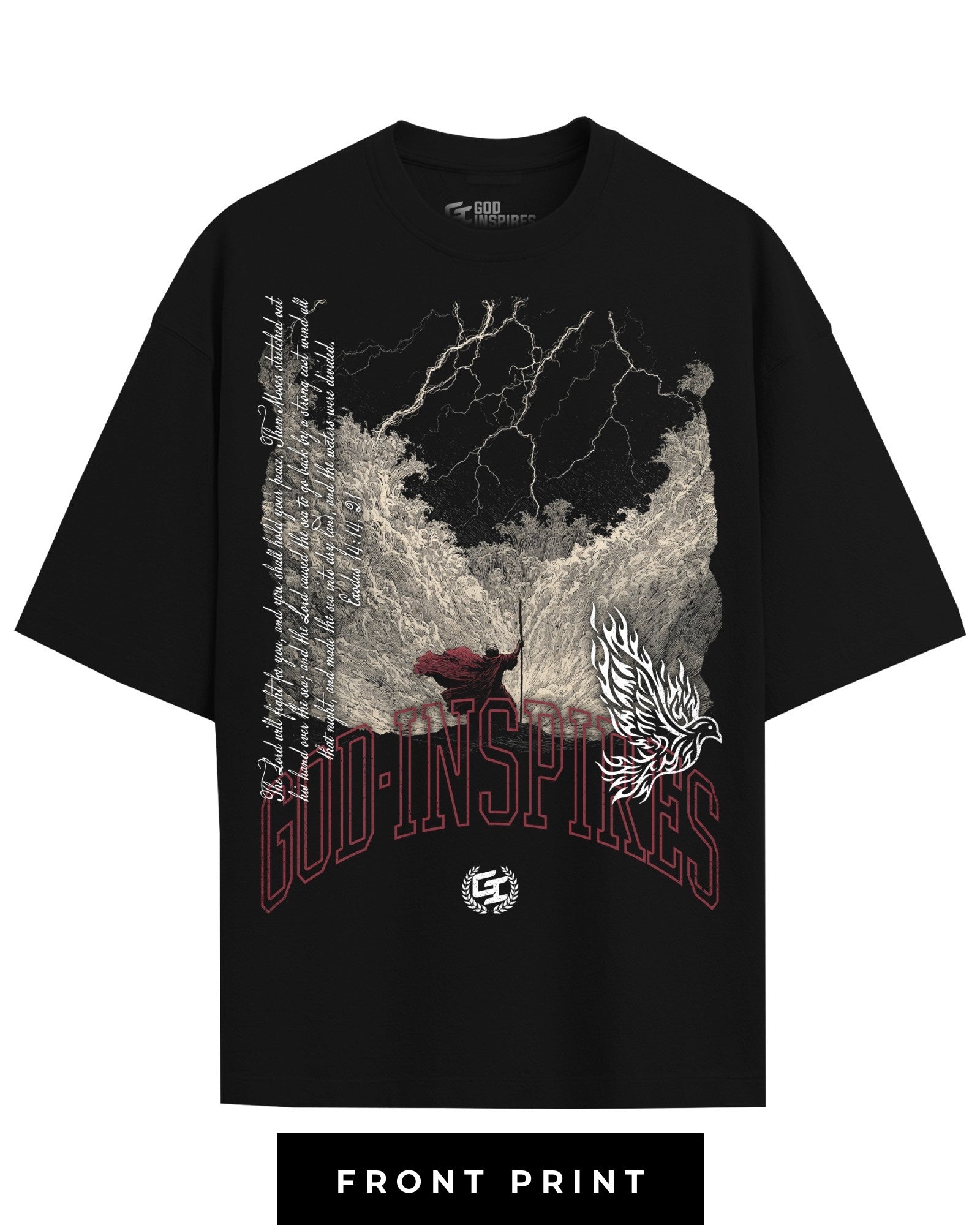 'Moses Parting the Red Sea' T-Shirt - God Inspires
