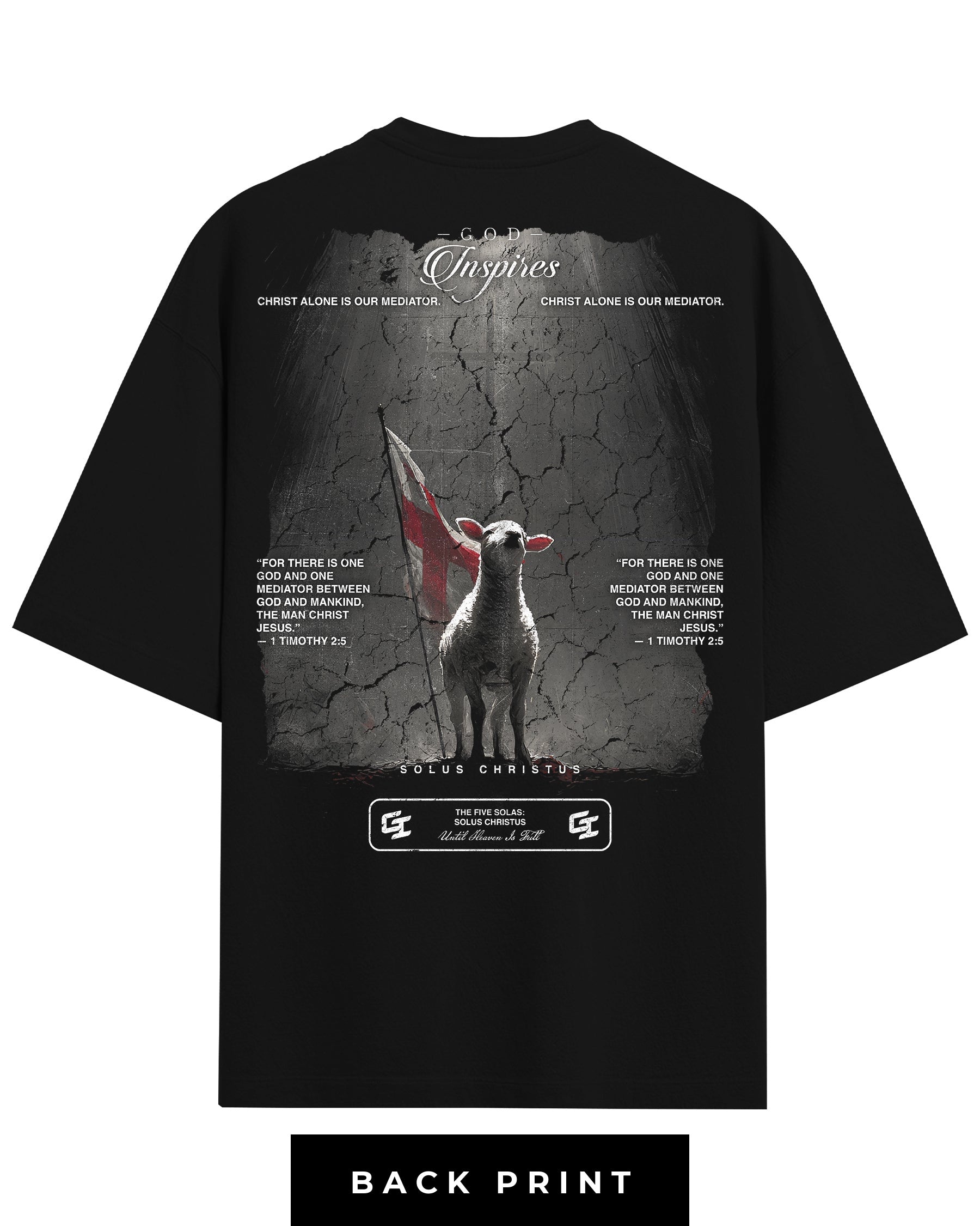 'The Five Solas: Solus Christus' T-Shirt - God Inspires