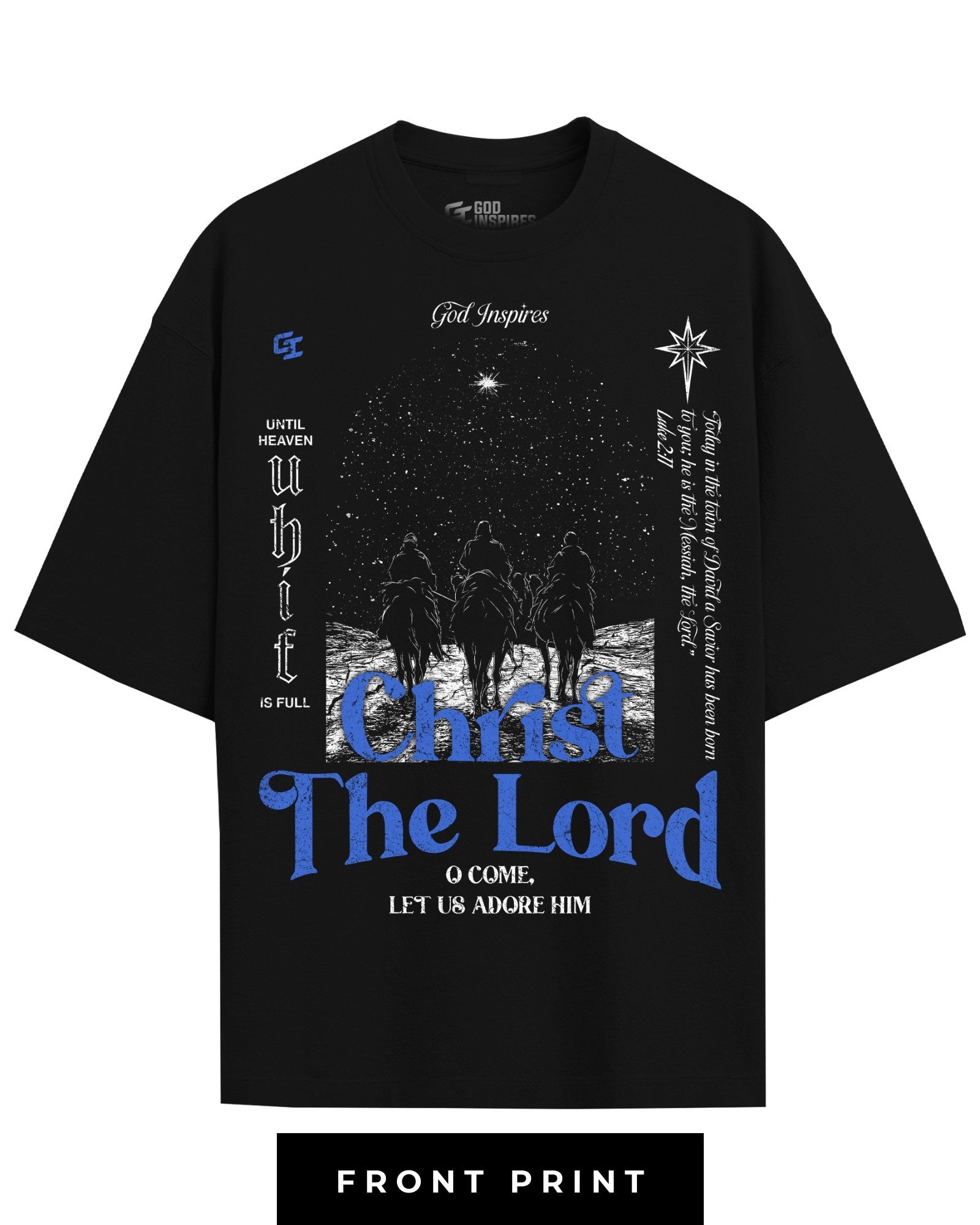 [Christmas Edition] 'O Come All Ye Faithful' T-Shirt - God Inspires
