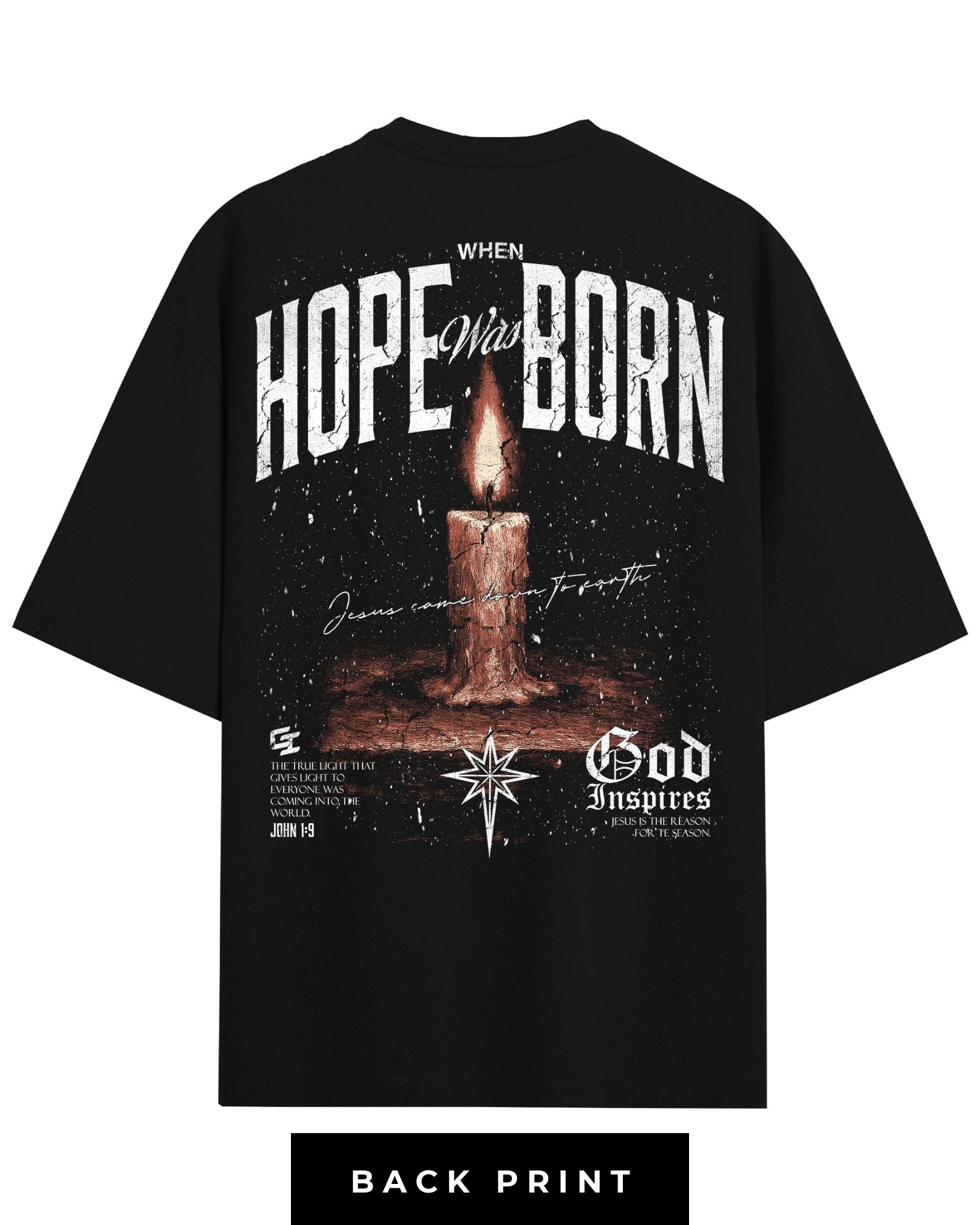 [Christmas Edition] 'Hope Was Born' T-Shirt - God Inspires