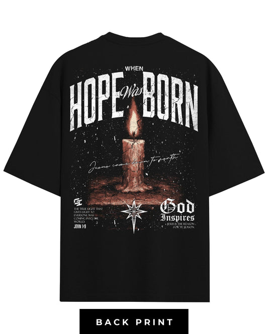 [Christmas Edition] 'Hope Was Born' T-Shirt - God Inspires