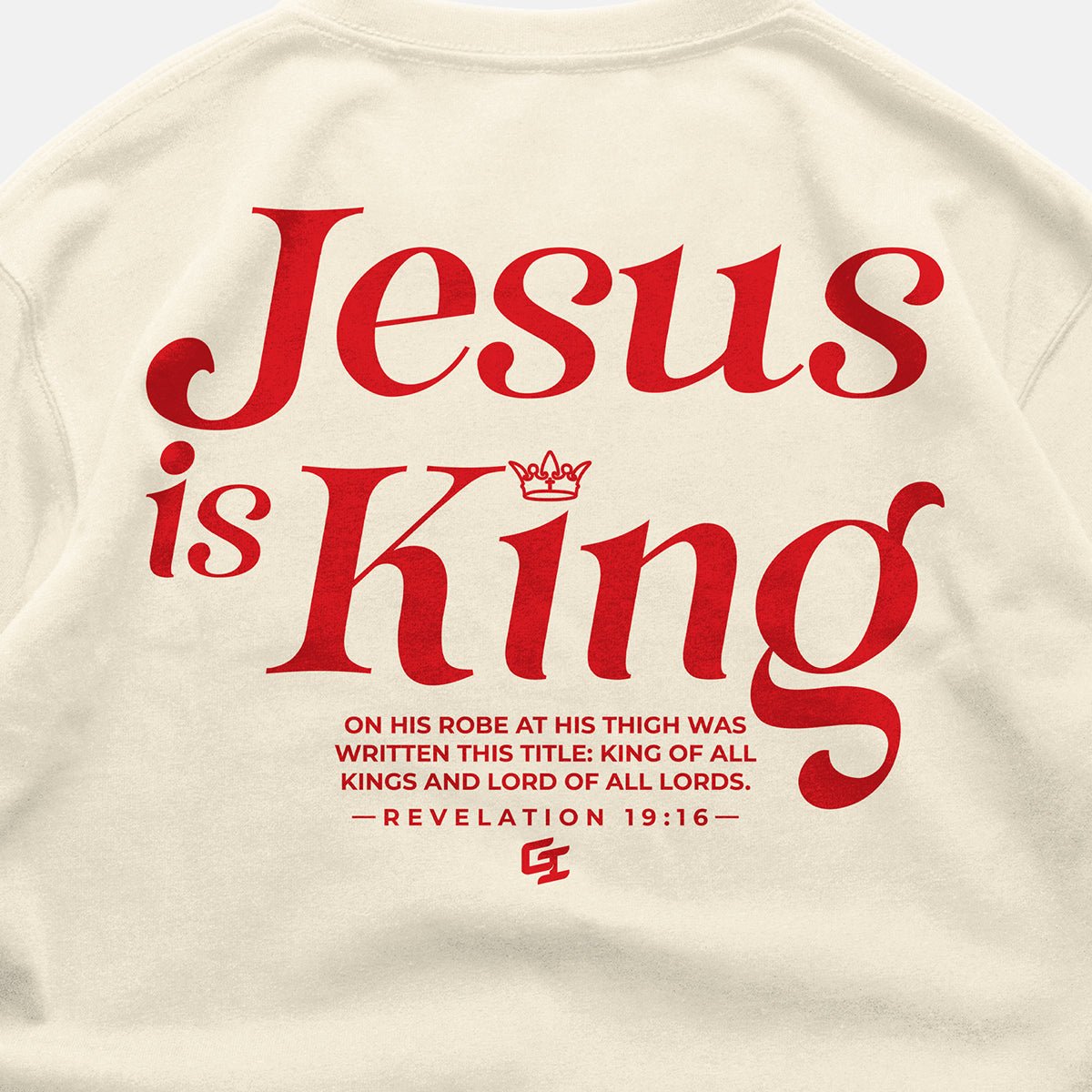 Epiphany 'Jesus Is King' Staple T - Shirt - God Inspires