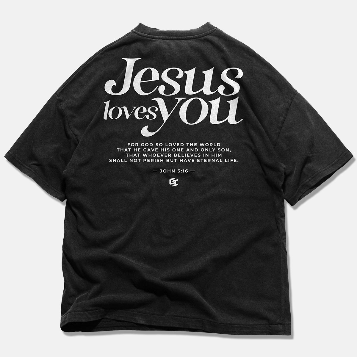 Epiphany 'Jesus Loves You' Heavy Faded T - Shirt - God Inspires