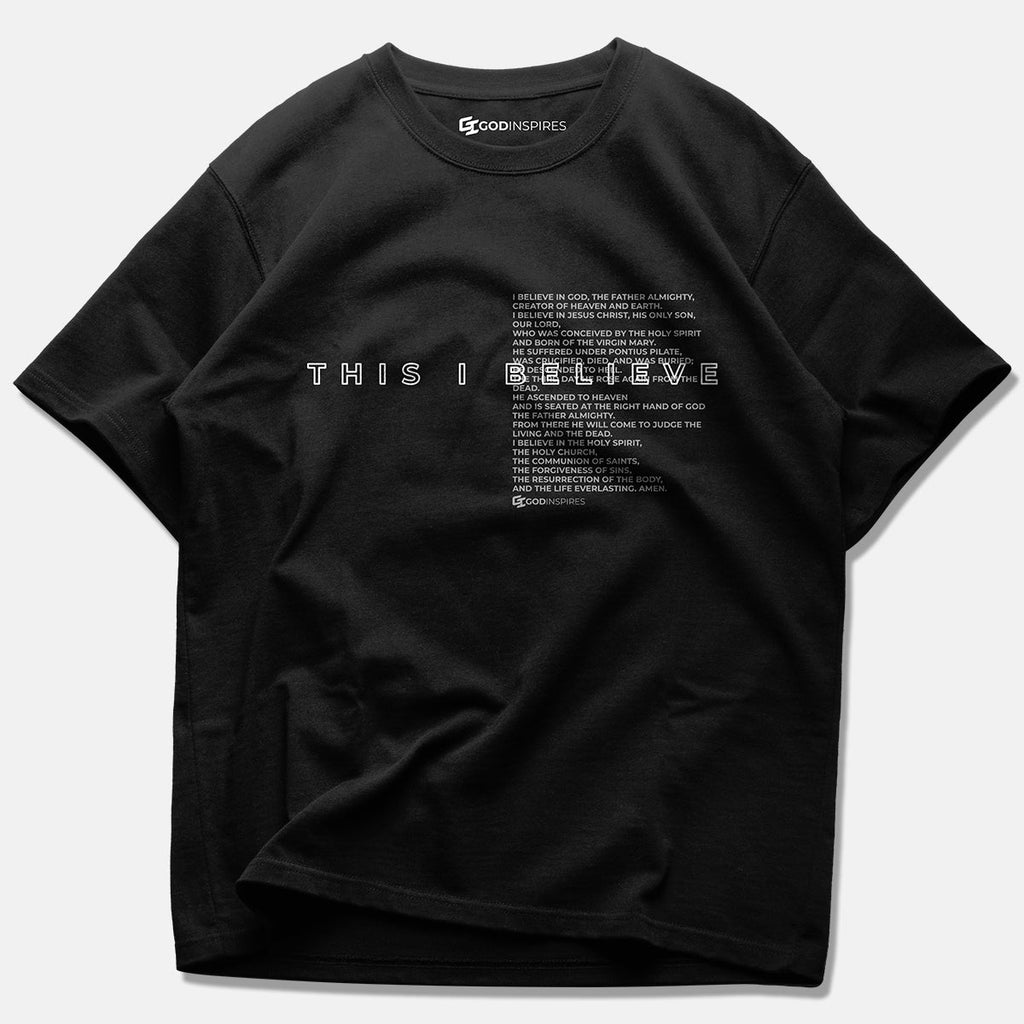 Epiphany 'This I Believe (Apostles' Creed)' Staple T - Shirt - God Inspires