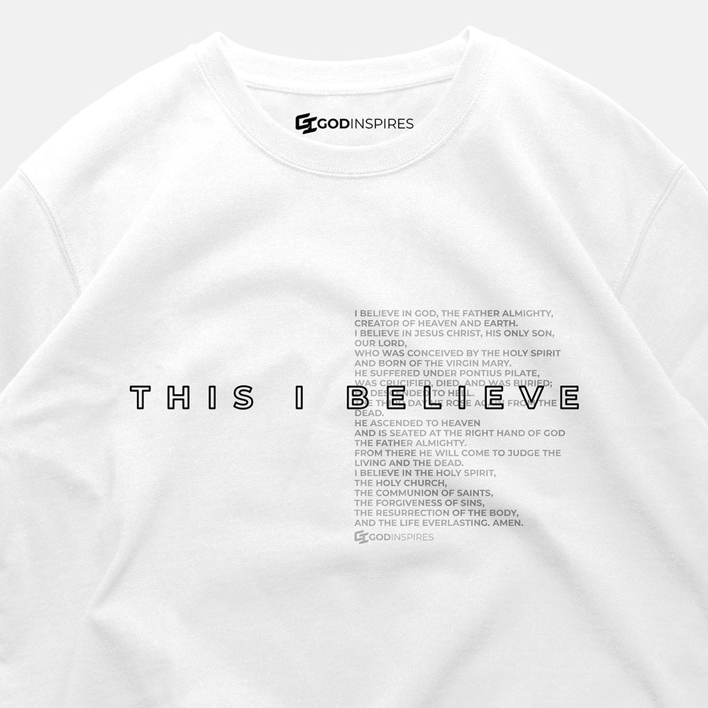 Epiphany 'This I Believe (Apostles' Creed)' Staple T - Shirt - God Inspires