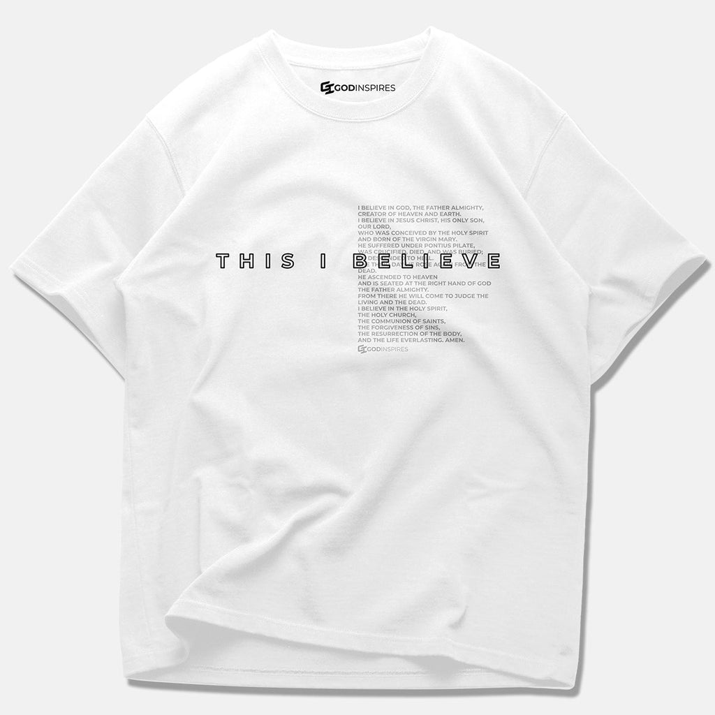 Epiphany 'This I Believe (Apostles' Creed)' Staple T - Shirt - God Inspires