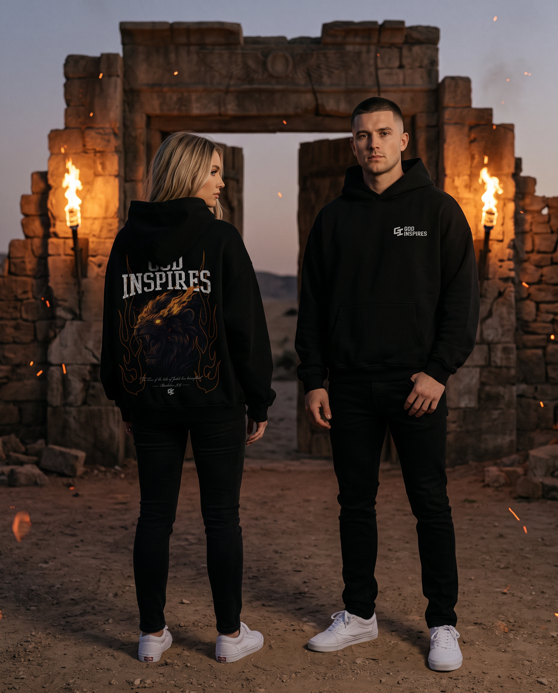 'Lion' Oversized Hoodie