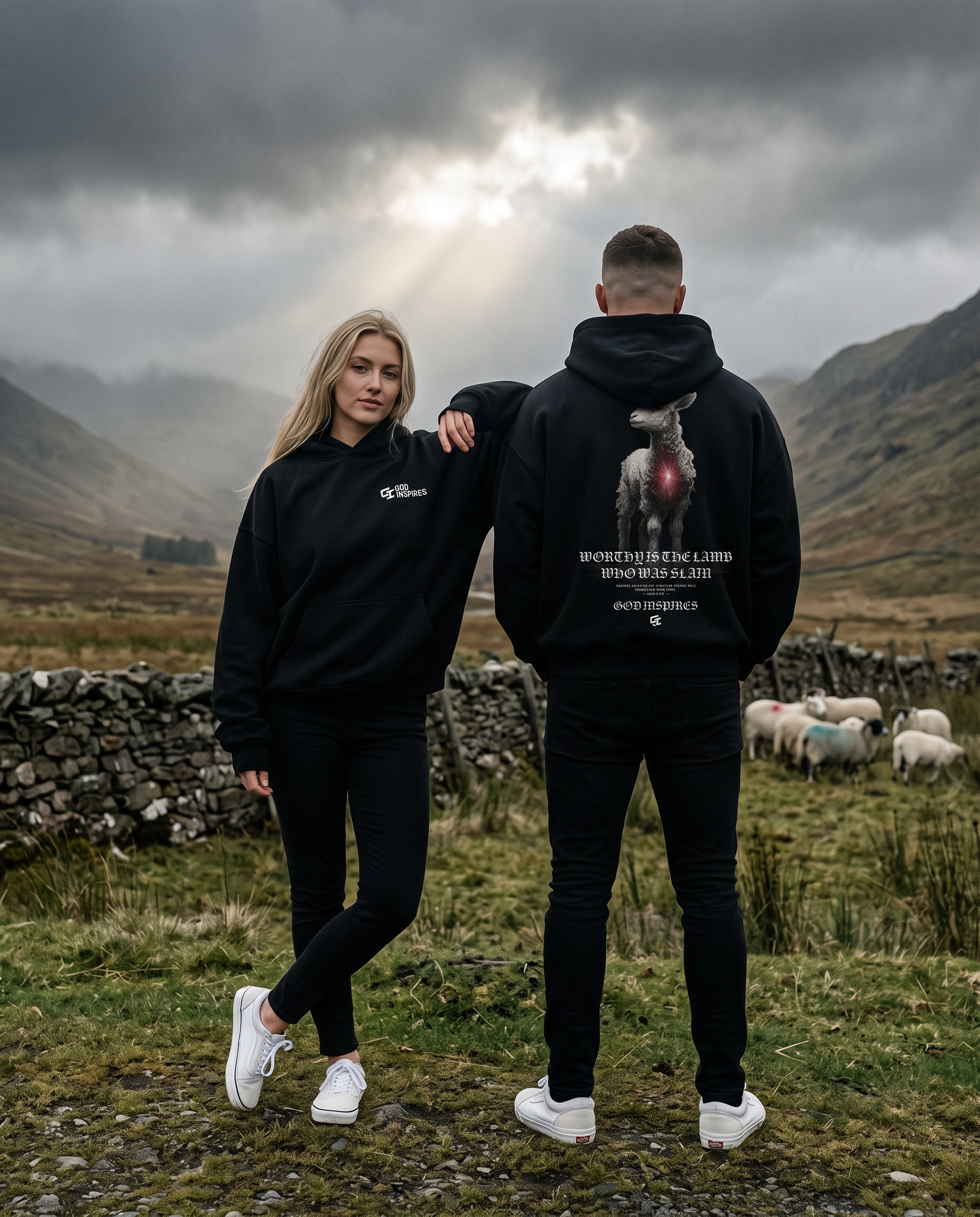 'Lamb' Oversized Hoodie