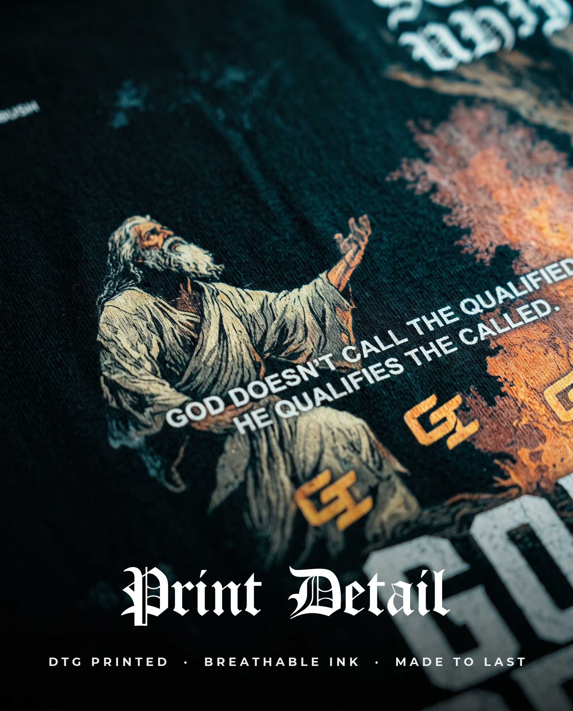 'Moses At The Burning Bush' T-Shirt - God Inspires