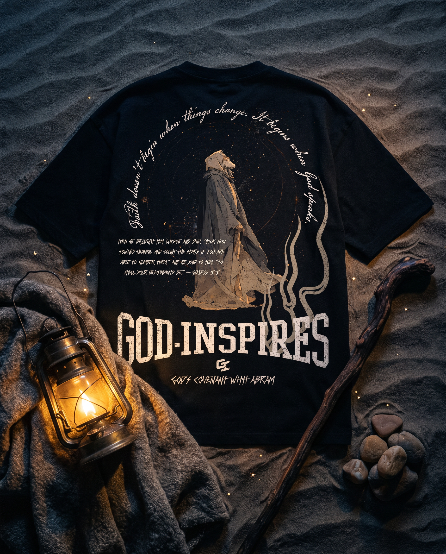 'Abraham' T-Shirt - God Inspires