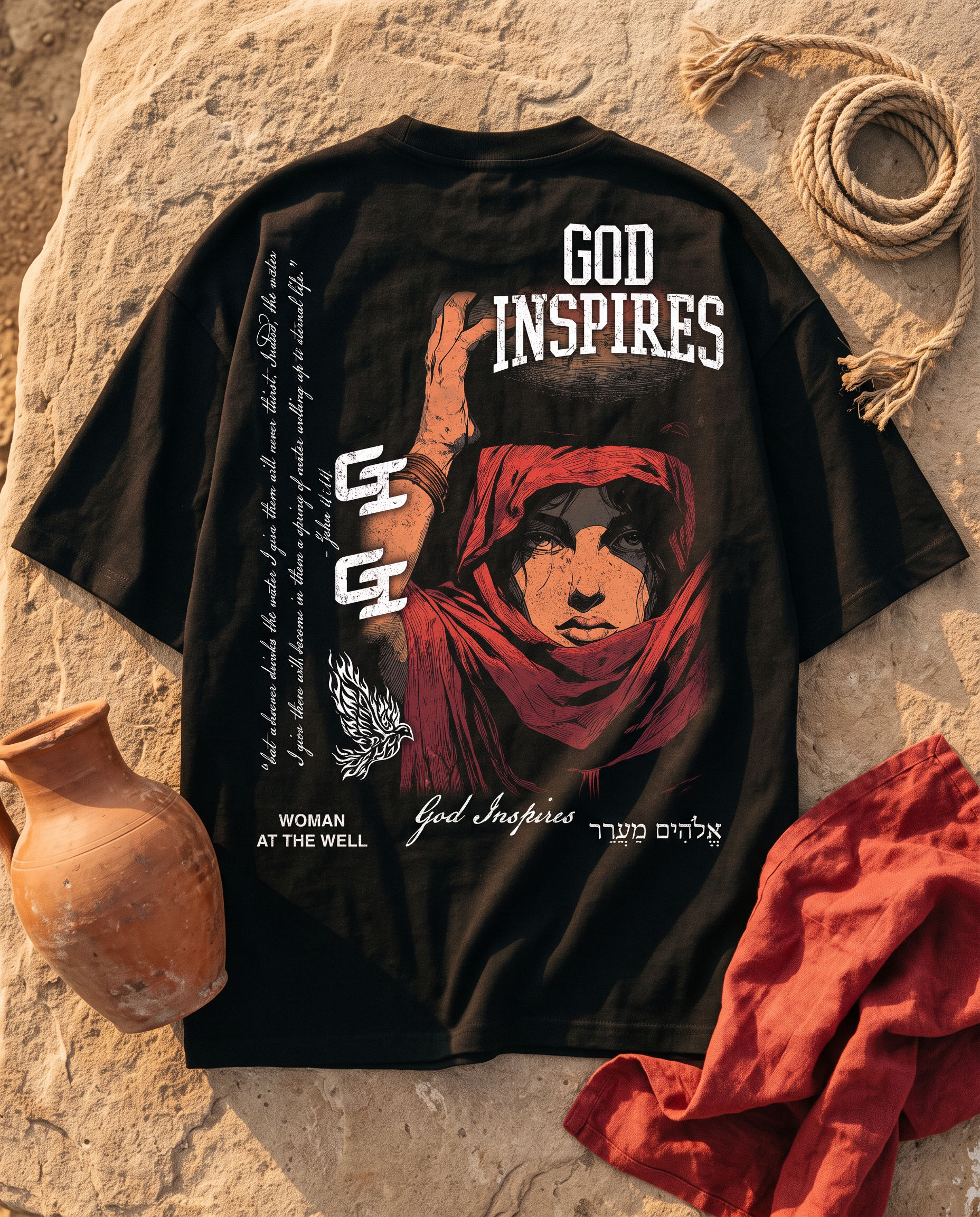 'Woman At The Well' T-Shirt - God Inspires