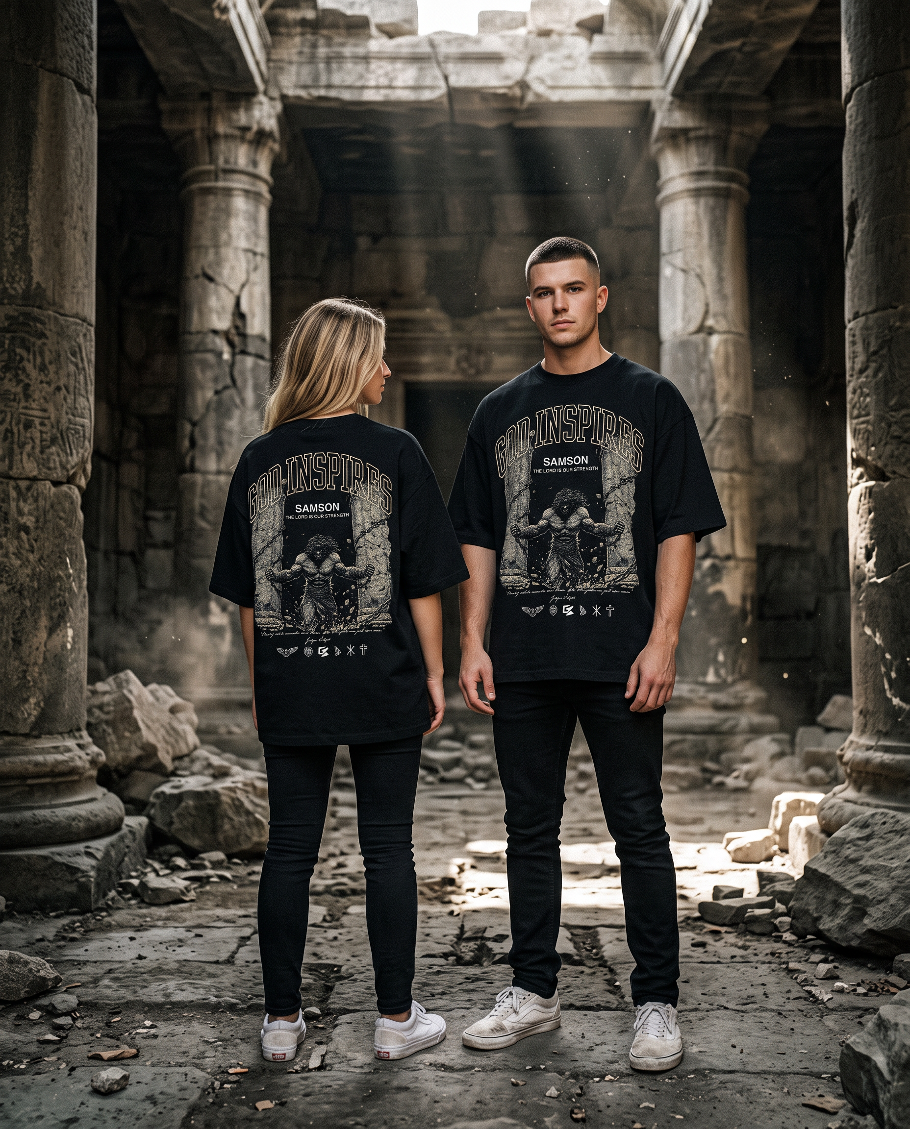 'Samson's Strength' T-Shirt - God Inspires