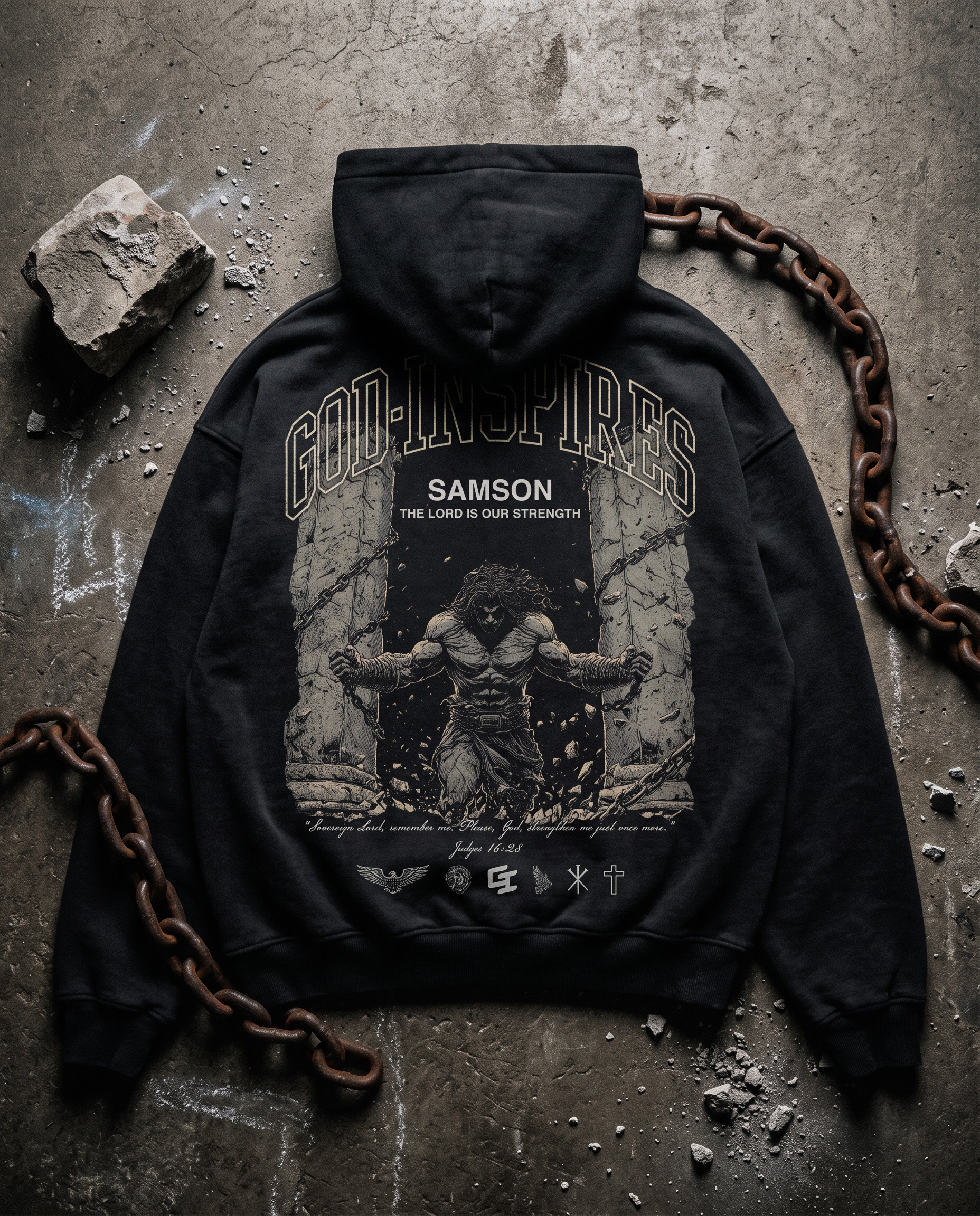 'Samson's Strength' Oversized Hoodie
