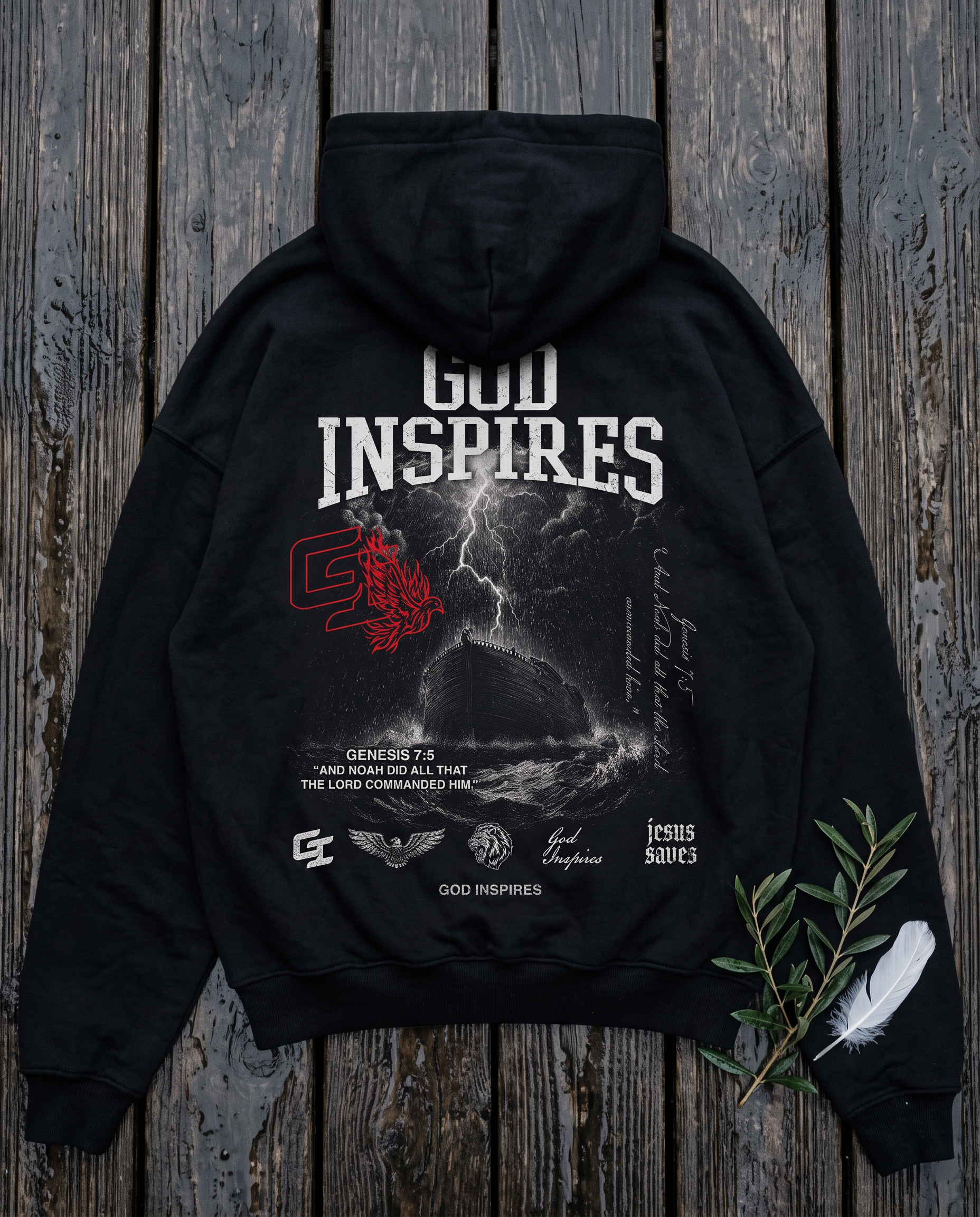 'Noah’s Ark' Oversized Hoodie