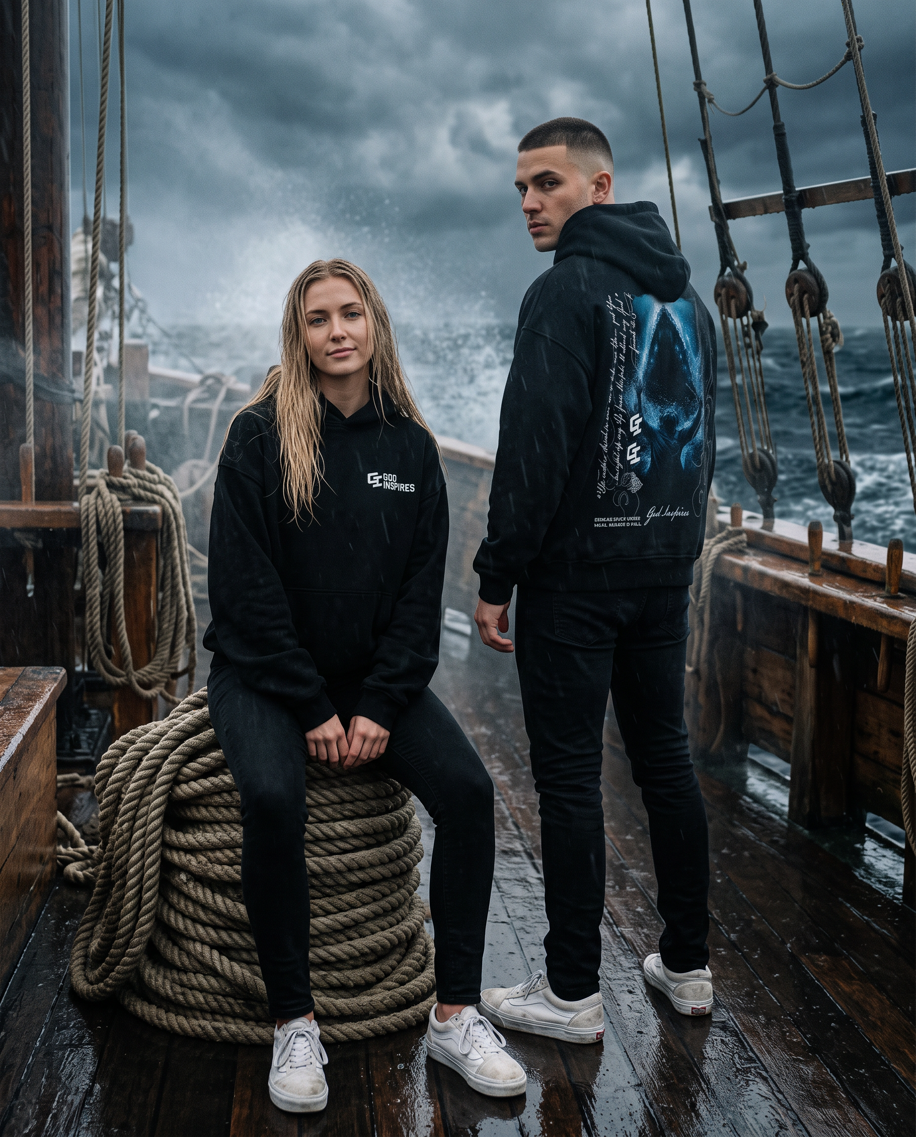 'Jonah and the Whale' Oversized Hoodie