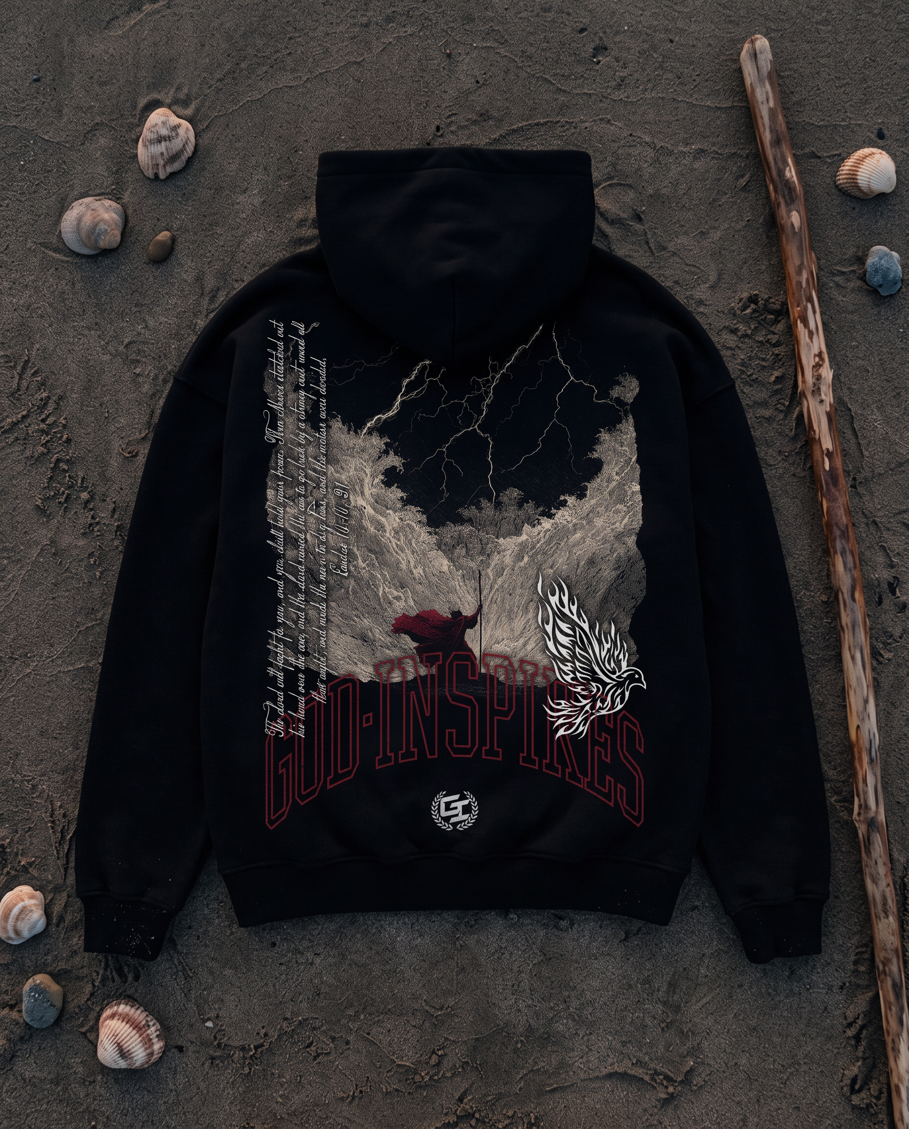 'Moses Parting the Red Sea' Oversized Hoodie