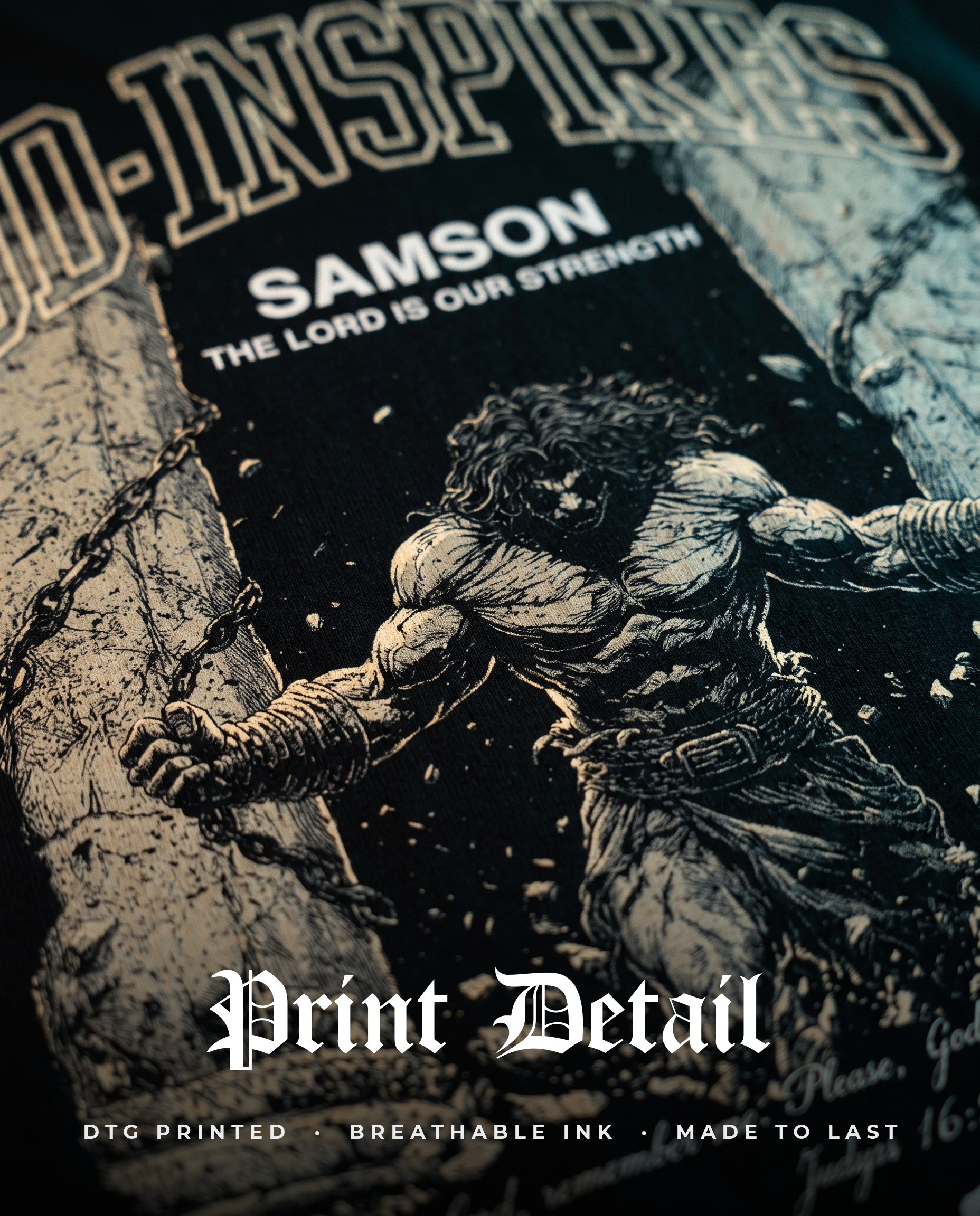 'Samson's Strength' T-Shirt - God Inspires